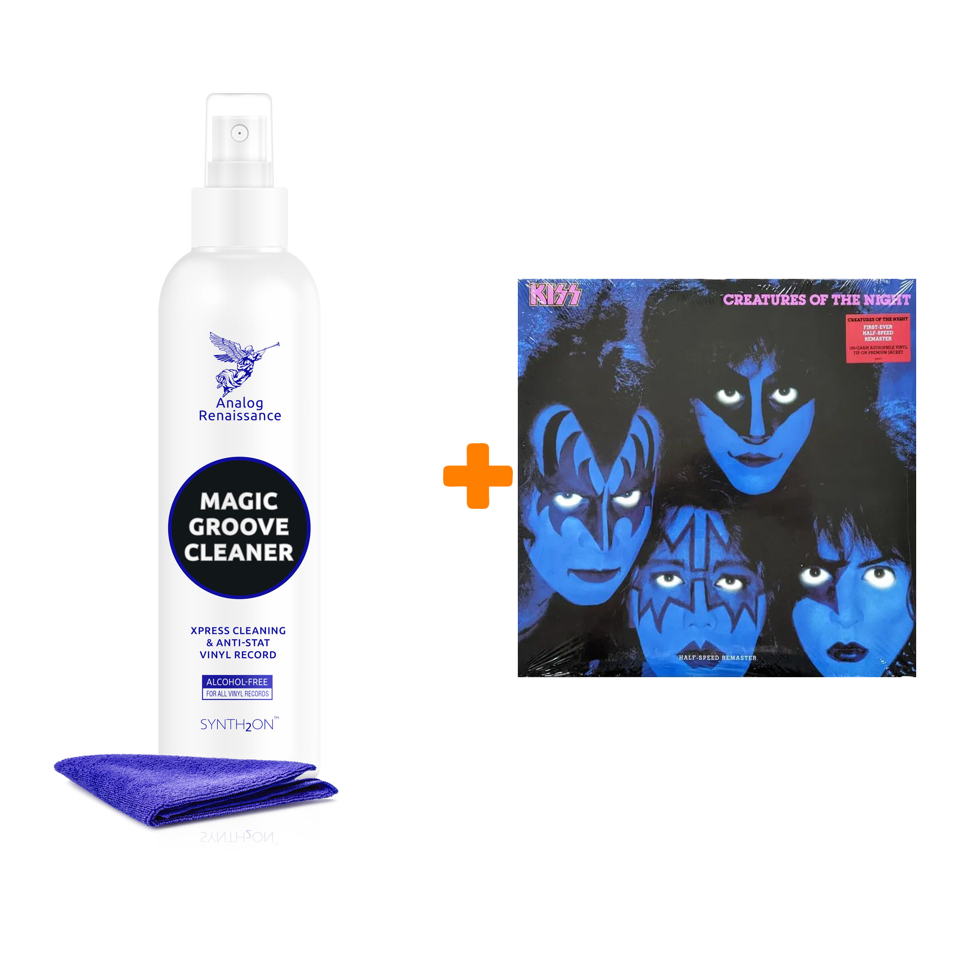KISS Creatures Of The Night Reissue LP + Спрей для очистки LP с микрофиброй 250мл Набор
KISS Creatures Of The Night Reissue LP + Спрей для очистки LP с микрофиброй 250мл Набор