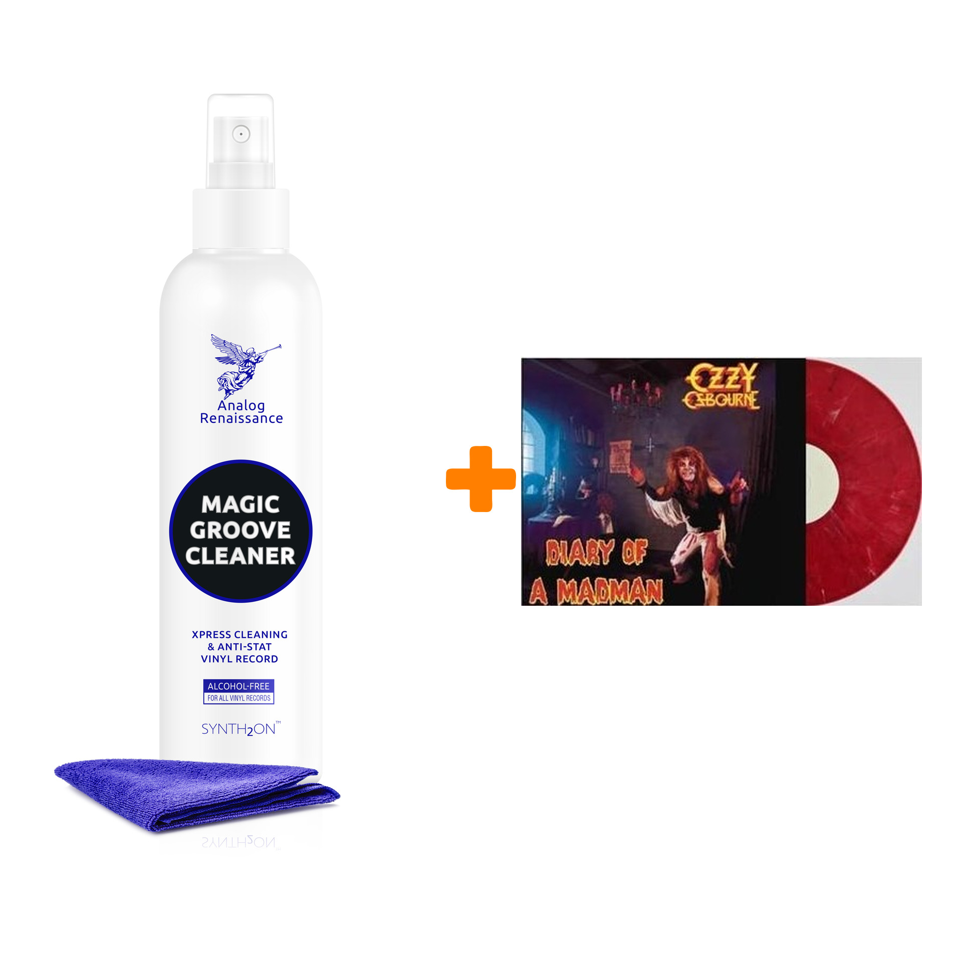 OSBOURNE OZZY Diary Of A Madman 40th Anniversary Marbled Vinyl LP + Спрей для очистки LP с микрофиброй 250мл Набор
OSBOURNE OZZY Diary Of A Madman 40th Anniversary Marbled Vinyl LP + Спрей для очистки LP с микрофиброй 250мл Набор