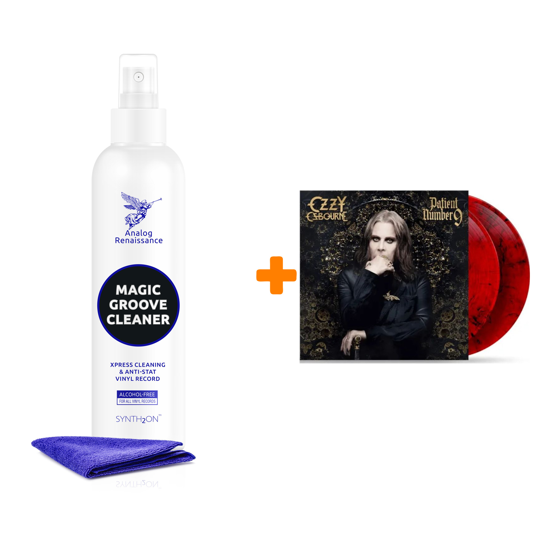 OSBOURNE OZZY Patient Number 9 Coloured Red & Black Marble Vinyl 2LP + Спрей для очистки LP с микрофиброй 250мл Набор
OSBOURNE OZZY Patient Number 9 Coloured Red & Black Marble Vinyl 2LP + Спрей для очистки LP с микрофиброй 250мл Набор