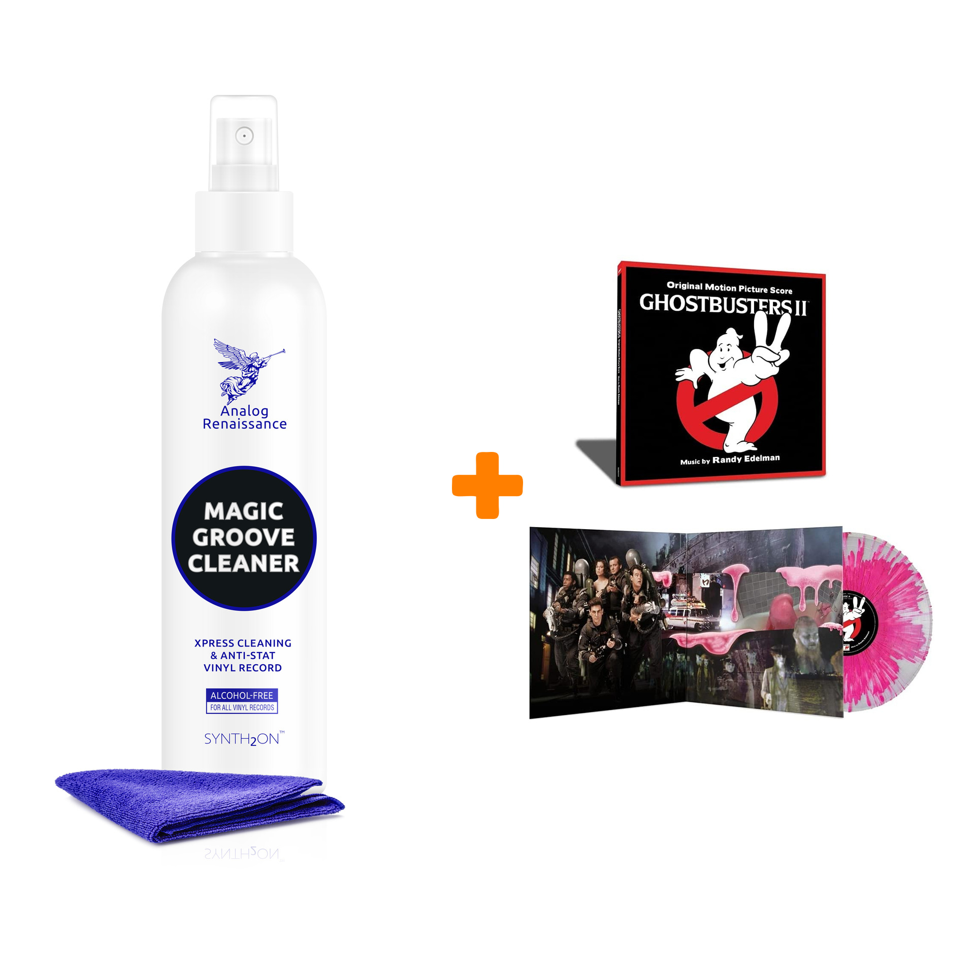 OST Ghostbusters II Music By Edelman Randy Splatter Clear & Pink Vinyl LP + Спрей для очистки LP с микрофиброй 250мл Набор
OST Ghostbusters II Music By Edelman Randy Splatter Clear & Pink Vinyl LP + Спрей для очистки LP с микрофиброй 250мл Набор