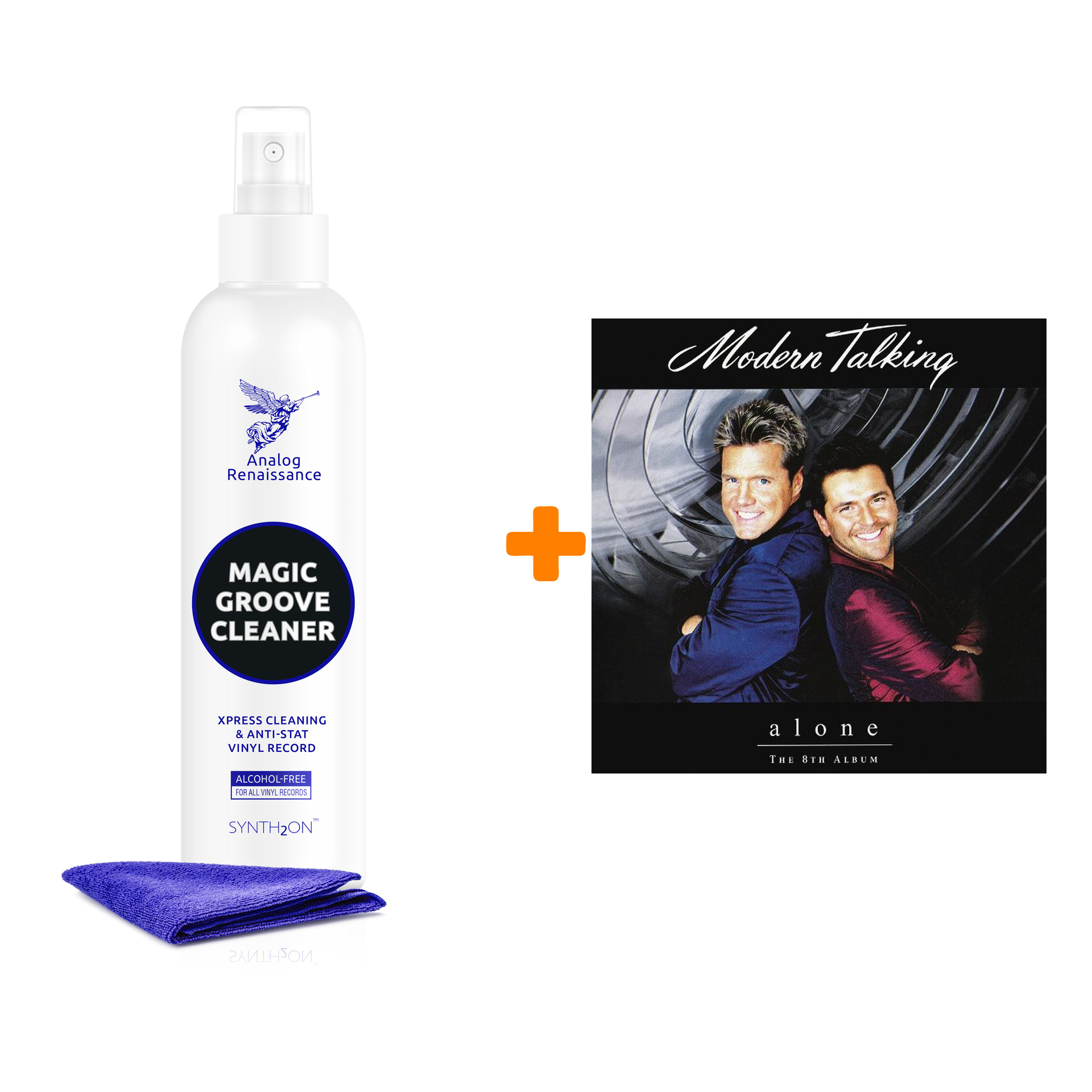 MODERN TALKING Alone The 8th Album 2LP + Спрей для очистки LP с микрофиброй 250мл Набор
MODERN TALKING Alone The 8th Album 2LP + Спрей для очистки LP с микрофиброй 250мл Набор