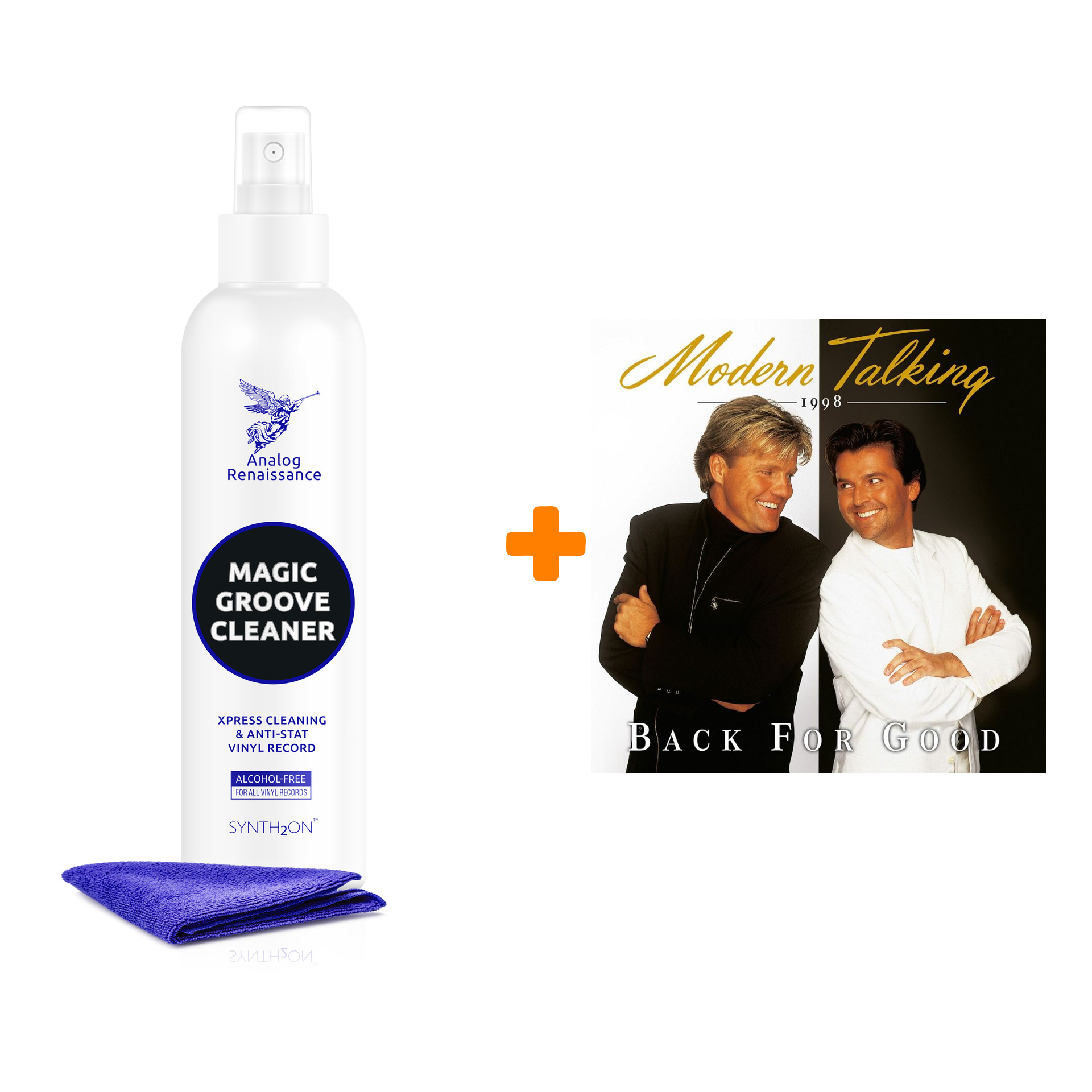 MODERN TALKING Back For Good 2LP + Спрей для очистки LP с микрофиброй 250мл Набор
MODERN TALKING Back For Good 2LP + Спрей для очистки LP с микрофиброй 250мл Набор