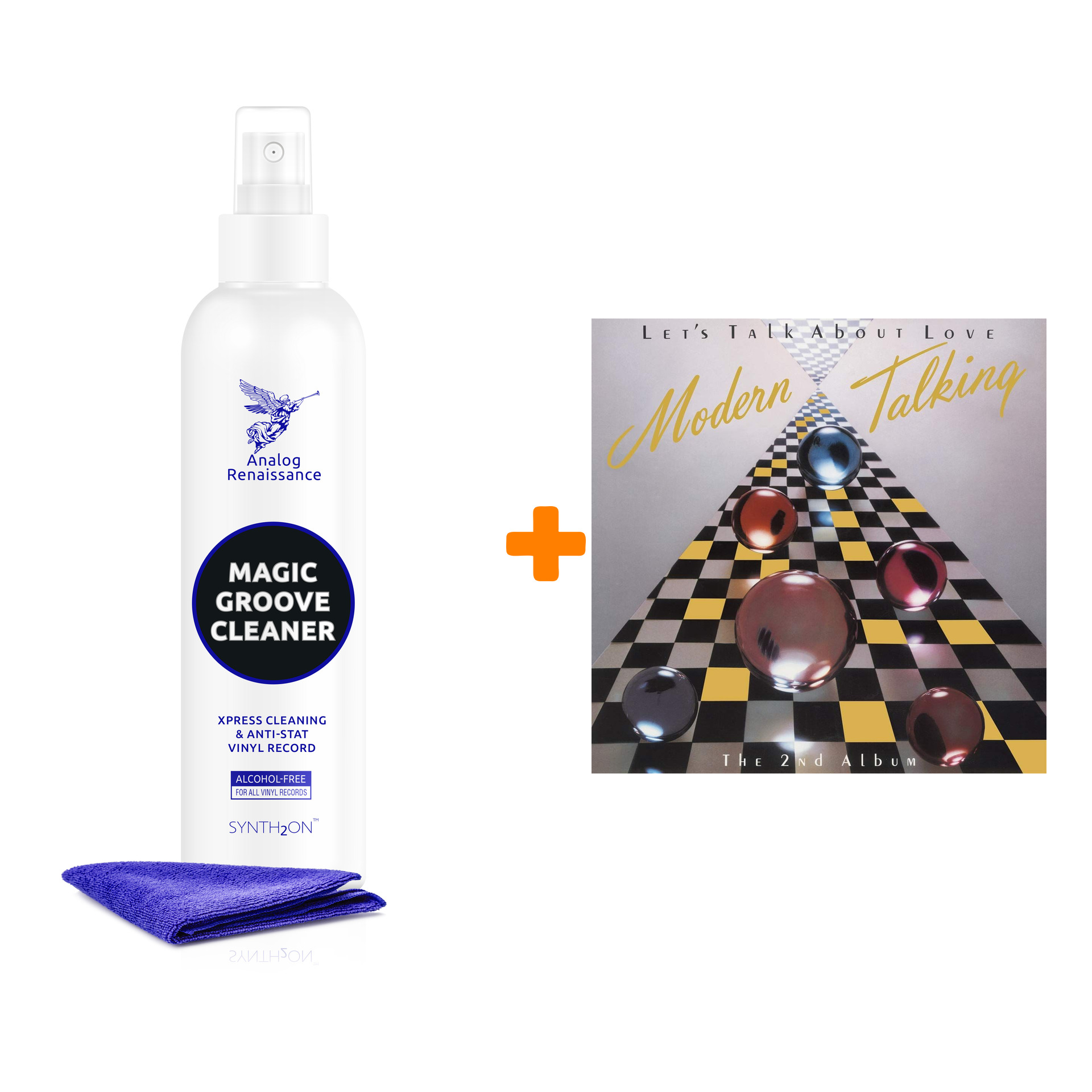 MODERN TALKING Let`s Talk About Love LP + Спрей для очистки LP с микрофиброй 250мл Набор
MODERN TALKING Let`s Talk About Love LP + Спрей для очистки LP с микрофиброй 250мл Набор