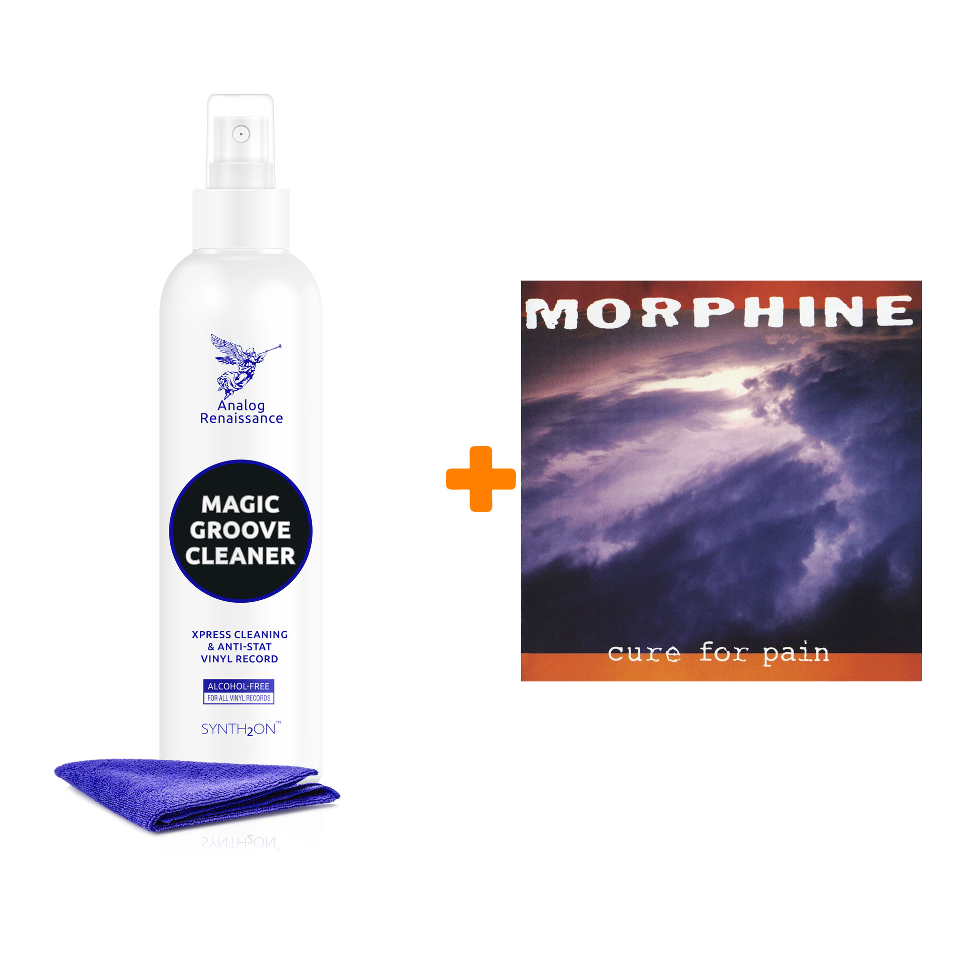 MORPHINE Cure For Pain LP + Спрей для очистки LP с микрофиброй 250мл Набор
MORPHINE Cure For Pain LP + Спрей для очистки LP с микрофиброй 250мл Набор