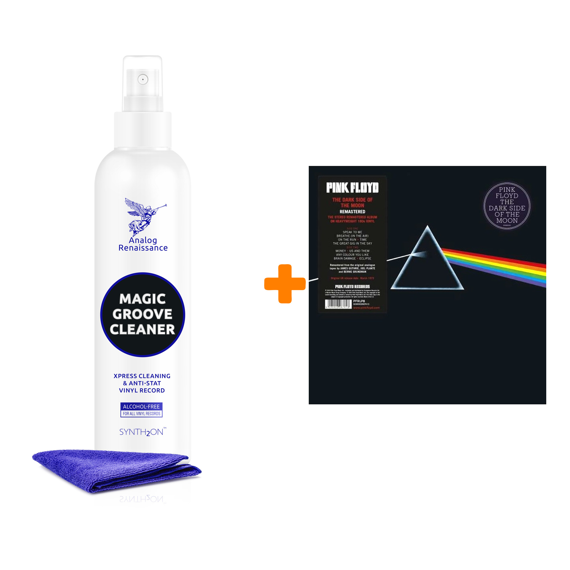 PINK FLOYD Dark Side Of The Moon LP + Спрей для очистки LP с микрофиброй 250мл Набор
PINK FLOYD Dark Side Of The Moon LP + Спрей для очистки LP с микрофиброй 250мл Набор
