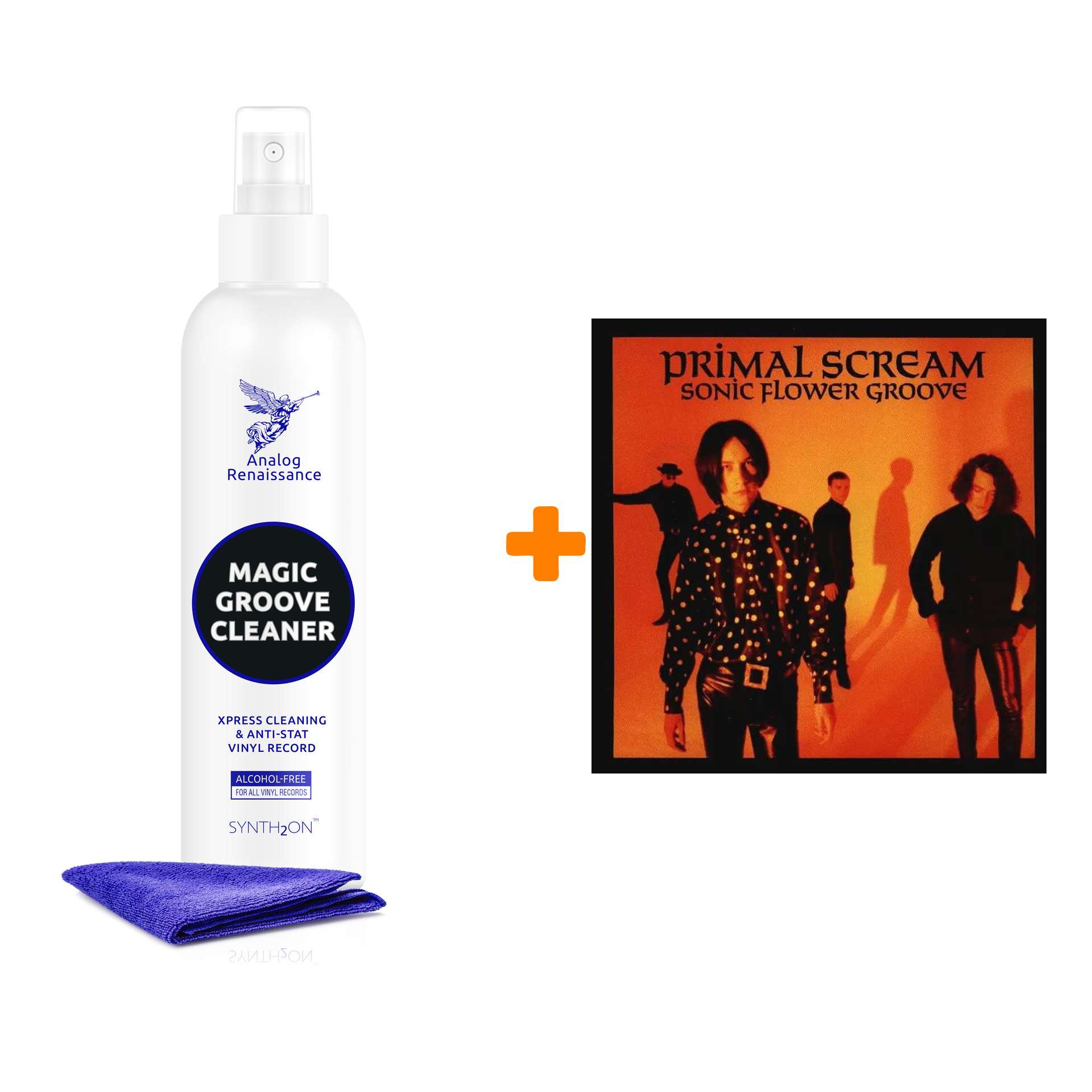 PRIMAL SCREAM Sonic Flower Groove LP + Спрей для очистки LP с микрофиброй 250мл Набор
PRIMAL SCREAM Sonic Flower Groove LP + Спрей для очистки LP с микрофиброй 250мл Набор