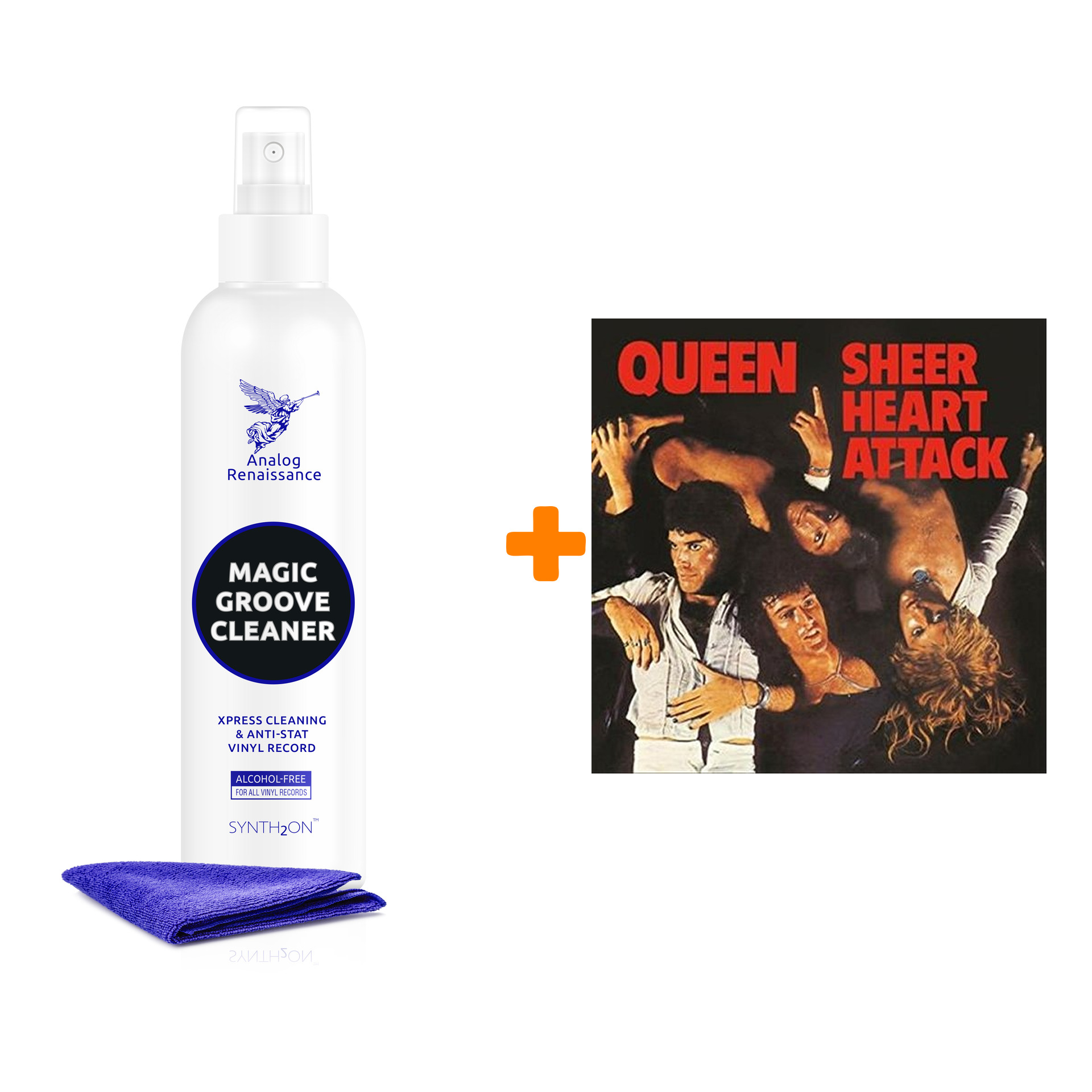 QUEEN Sheer Heart Attack LP + Спрей для очистки LP с микрофиброй 250мл Набор
QUEEN Sheer Heart Attack LP + Спрей для очистки LP с микрофиброй 250мл Набор