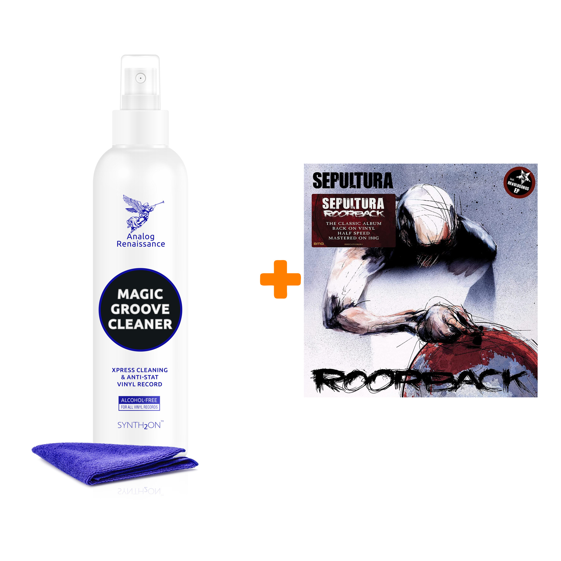 SEPULTURA Roorback Half Speed Mastered 2LP + Спрей для очистки LP с микрофиброй 250мл Набор
SEPULTURA Roorback Half Speed Mastered 2LP + Спрей для очистки LP с микрофиброй 250мл Набор