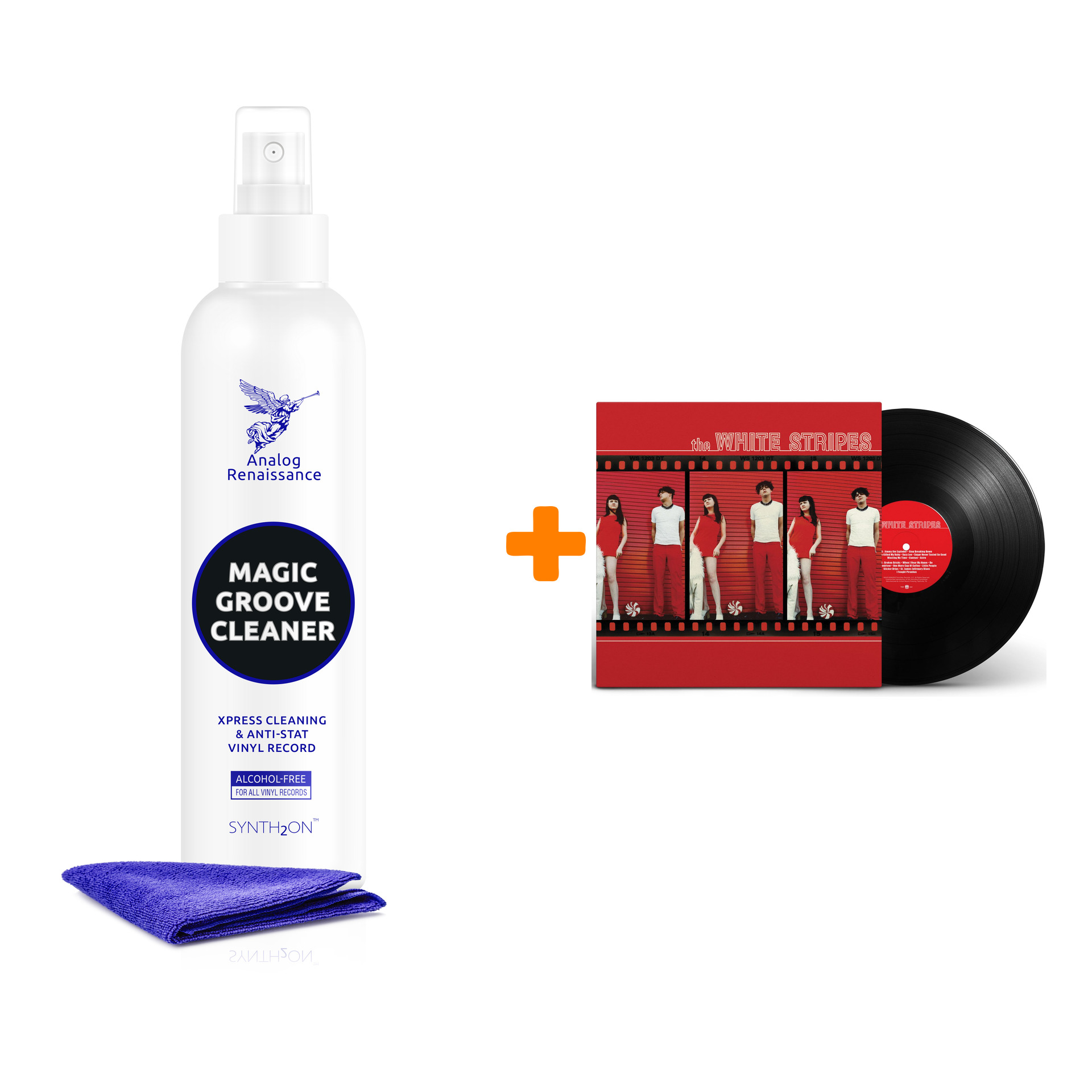 THE WHITE STRIPES The White Stripes LP + Спрей для очистки LP с микрофиброй 250мл Набор
THE WHITE STRIPES The White Stripes LP + Спрей для очистки LP с микрофиброй 250мл Набор