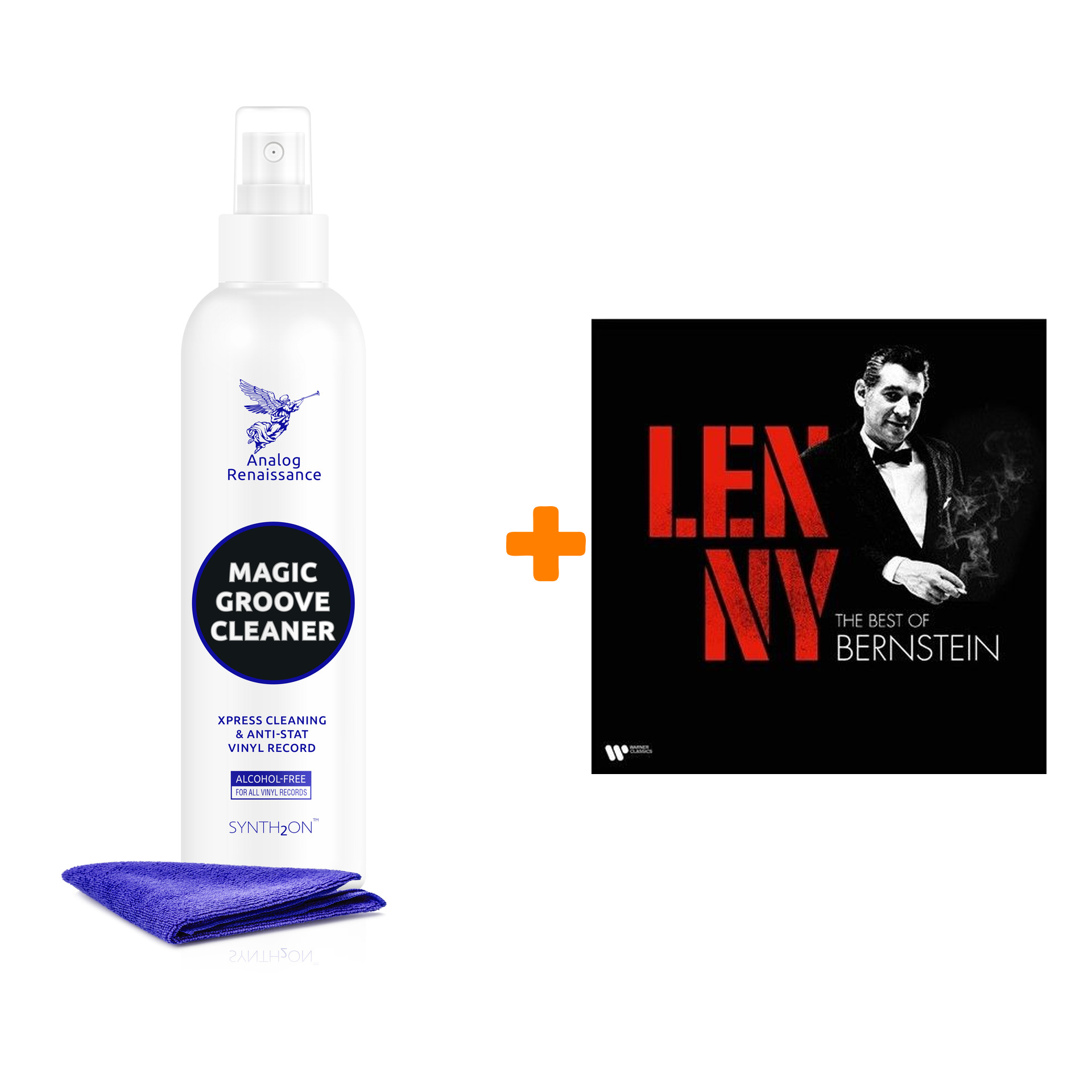 V/A Lenny The Best Of Bernstein LP + Спрей для очистки LP с микрофиброй 250мл Набор
V/A Lenny The Best Of Bernstein LP + Спрей для очистки LP с микрофиброй 250мл Набор