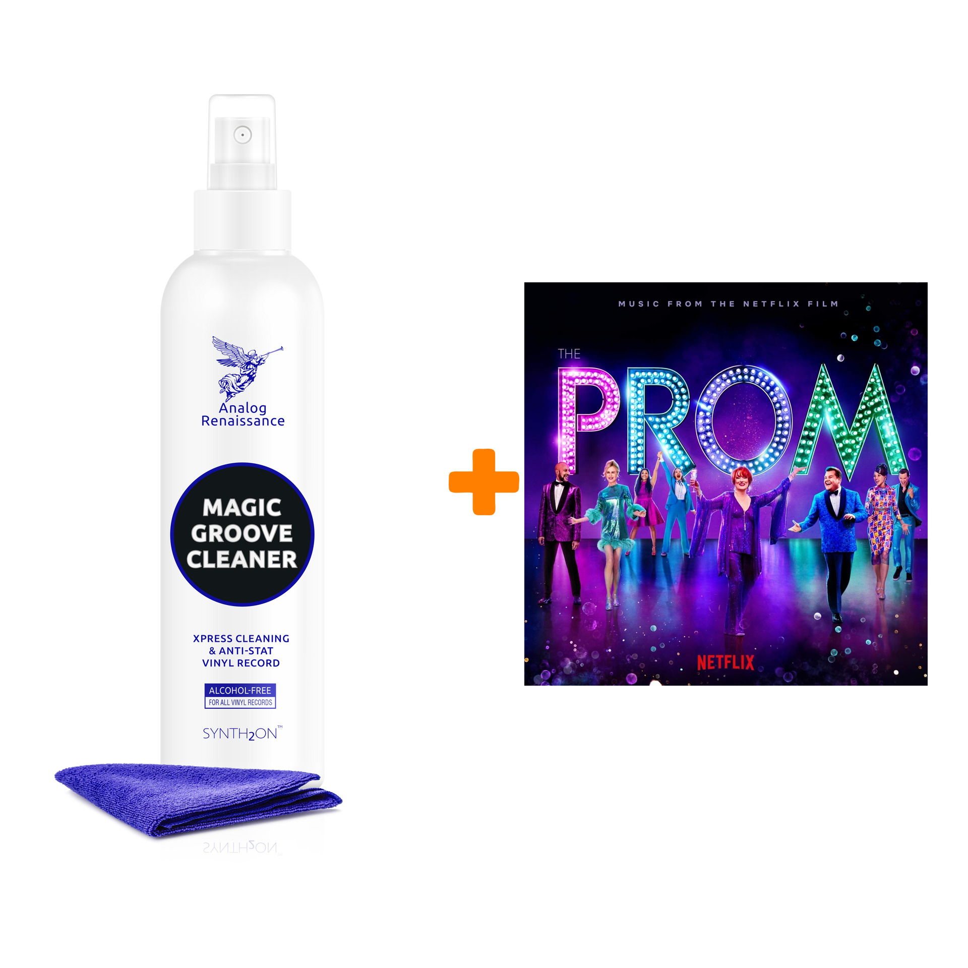 V/A The Prom Music From The Netflix Film Coloured Purple Vinyl 2LP + Спрей для очистки LP с микрофиброй 250мл Набор
V/A The Prom Music From The Netflix Film Coloured Purple Vinyl 2LP + Спрей для очистки LP с микрофиброй 250мл Набор