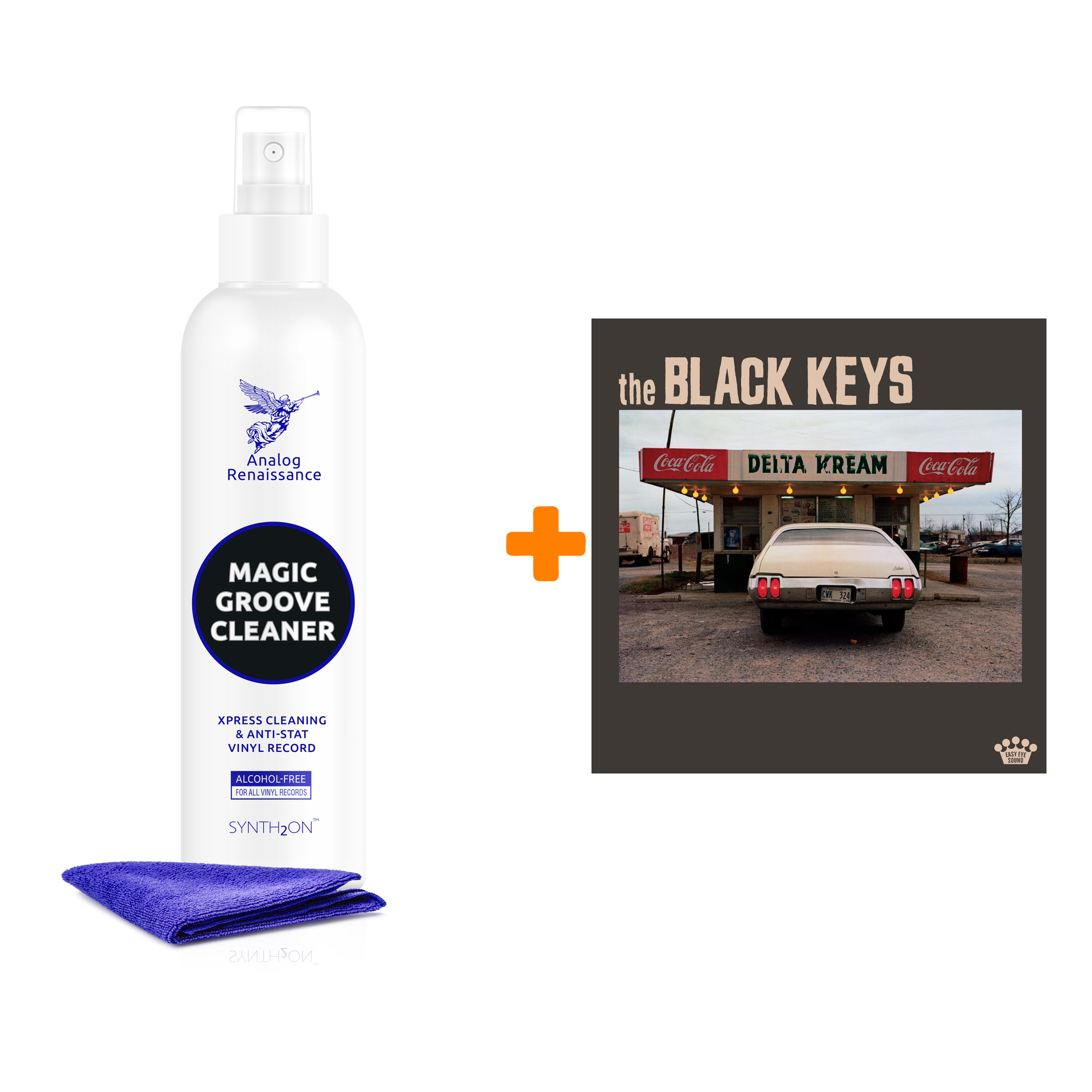 THE BLACK KEYS Delta Kream Smokey Marbled Vinyl 2LP + Спрей для очистки LP с микрофиброй 250мл Набор
THE BLACK KEYS Delta Kream Smokey Marbled Vinyl 2LP + Спрей для очистки LP с микрофиброй 250мл Набор