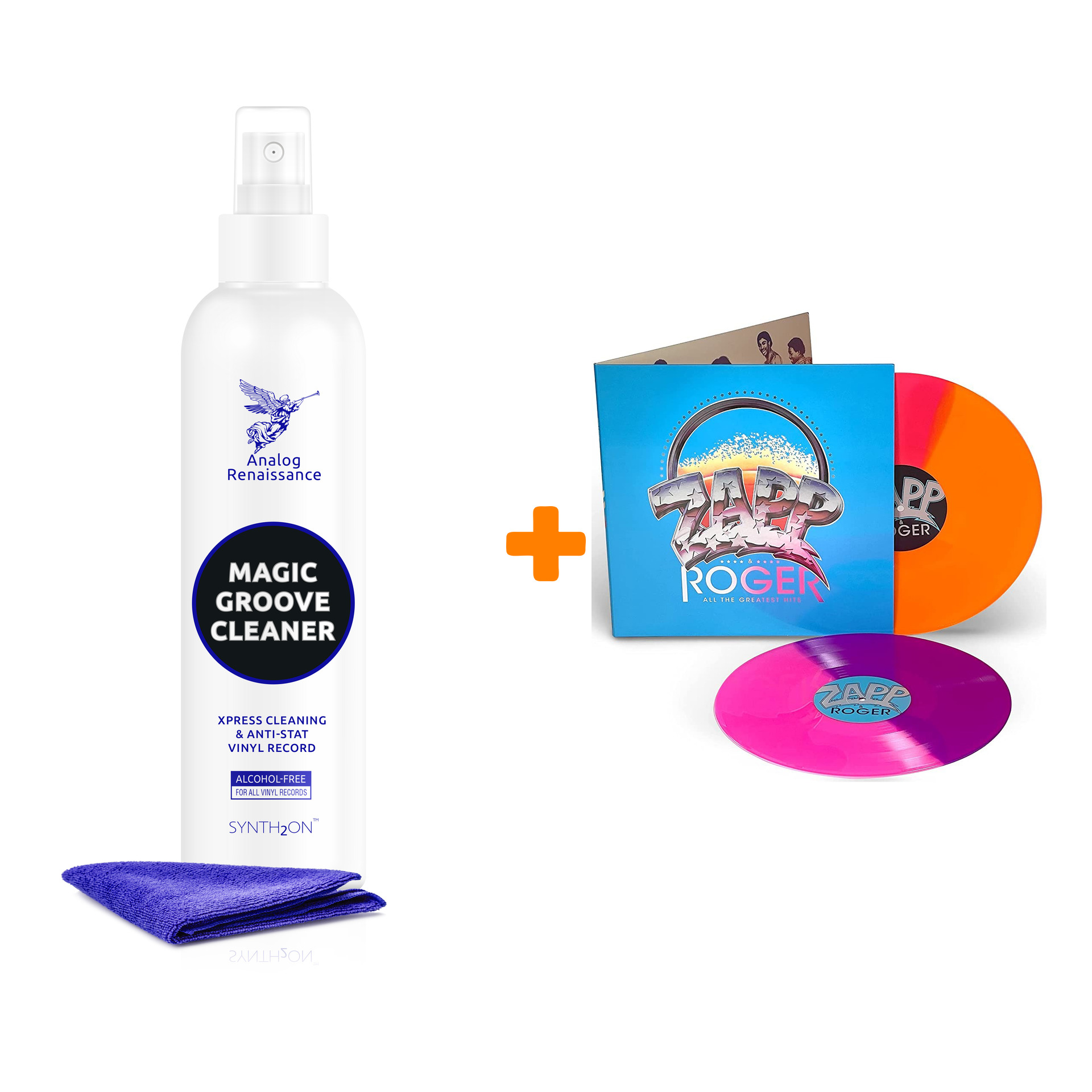 ZAPP & ROGER All The Greatest Hits Coloured Vinyl 2LP + Спрей для очистки LP с микрофиброй 250мл Набор
ZAPP & ROGER All The Greatest Hits Coloured Vinyl 2LP + Спрей для очистки LP с микрофиброй 250мл Набор