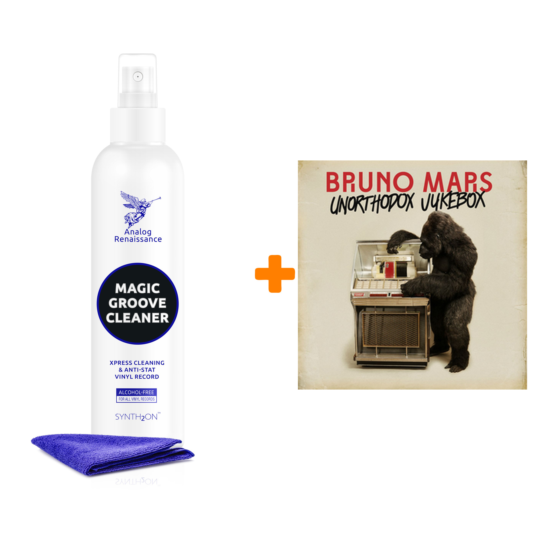 BRUNO MARS Unorthodox Jukebox LP + Спрей для очистки LP с микрофиброй 250мл Набор
BRUNO MARS Unorthodox Jukebox LP + Спрей для очистки LP с микрофиброй 250мл Набор
