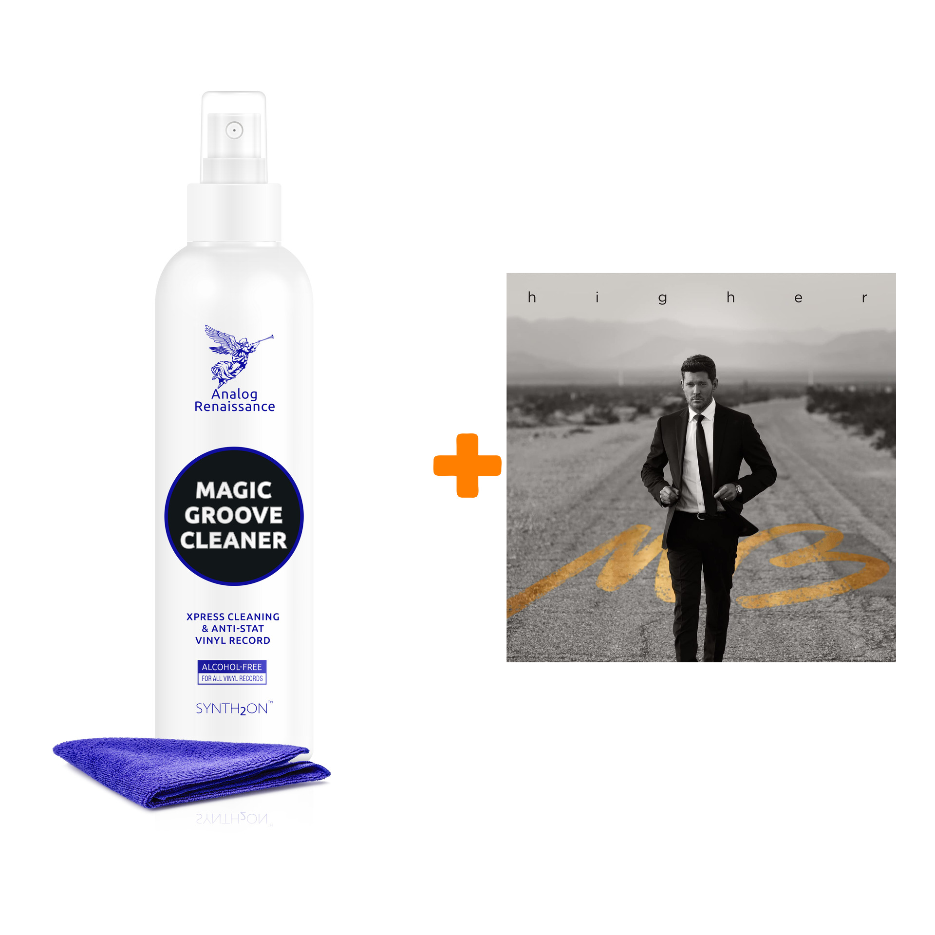 BUBLE MICHAEL Higher Clear Vinyl LP + Спрей для очистки LP с микрофиброй 250мл Набор
BUBLE MICHAEL Higher Clear Vinyl LP + Спрей для очистки LP с микрофиброй 250мл Набор