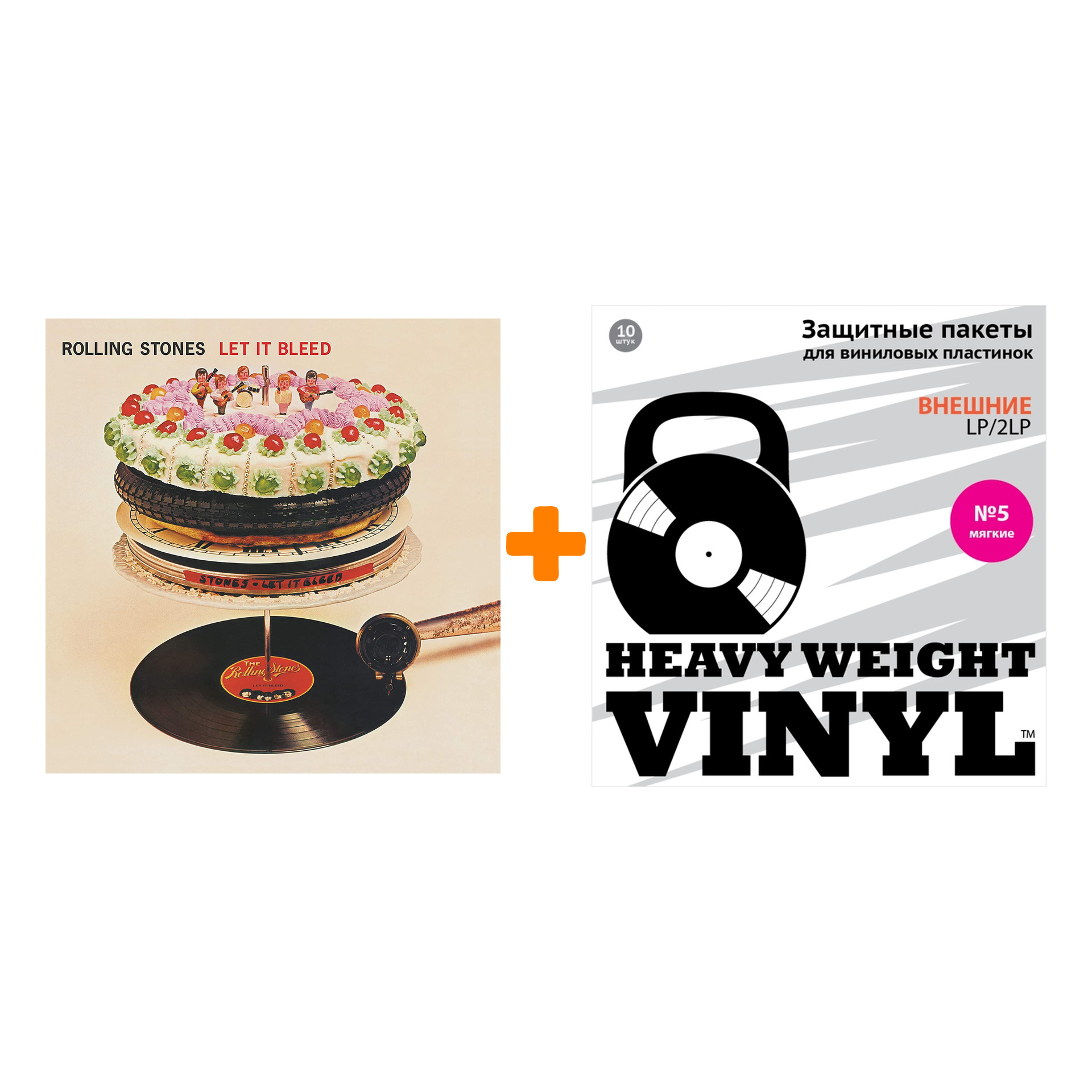 THE ROLLING STONES Let It Bleed 50th Anniversary LP + Пакеты внешние №5 мягкие 10 шт Набор
THE ROLLING STONES Let It Bleed 50th Anniversary LP + Пакеты внешние №5 мягкие 10 шт Набор