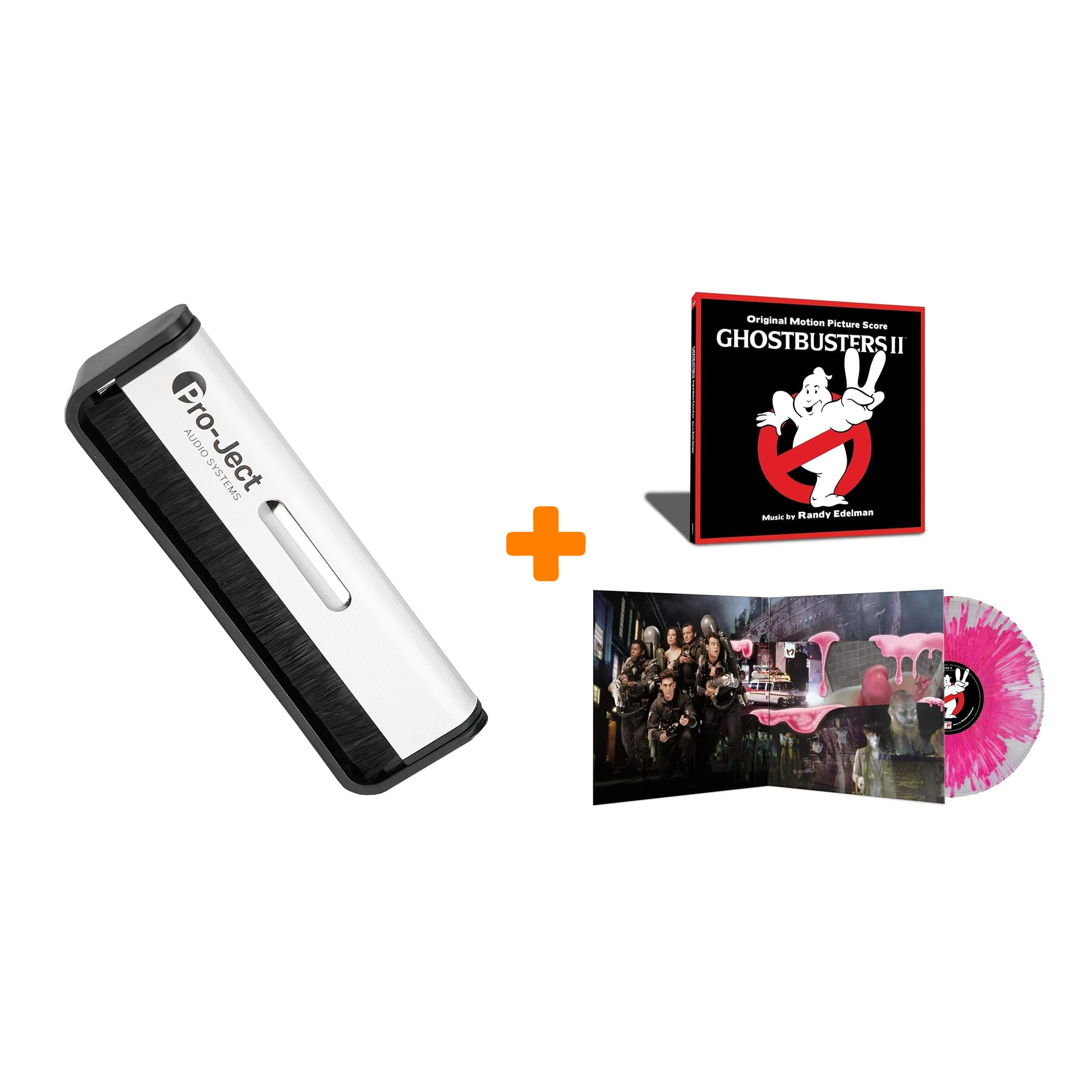 OST Ghostbusters II Music By Edelman Randy Splatter Clear & Pink Vinyl LP + Щетка для LP Brush It Набор
OST Ghostbusters II Music By Edelman Randy Splatter Clear & Pink Vinyl LP + Щетка для LP Brush It Набор