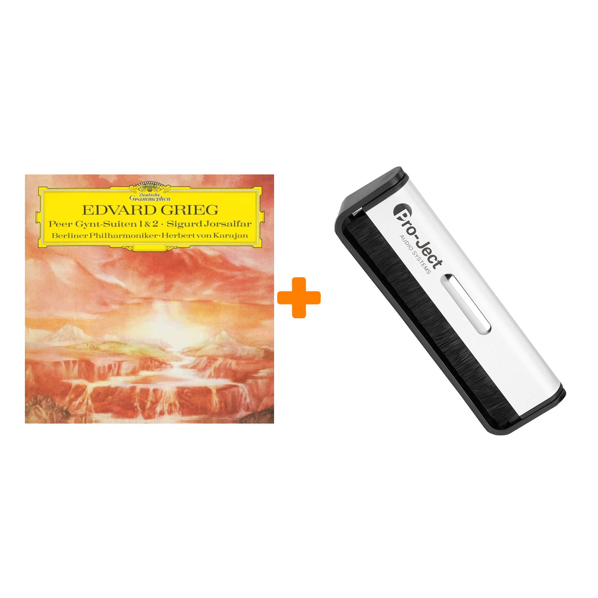 KARAJAN HERBERT VON & BERLINER PHILHARMONIKER Grieg Edvard LP + Щетка для LP Brush It Набор
KARAJAN HERBERT VON & BERLINER PHILHARMONIKER Grieg Edvard LP + Щетка для LP Brush It Набор