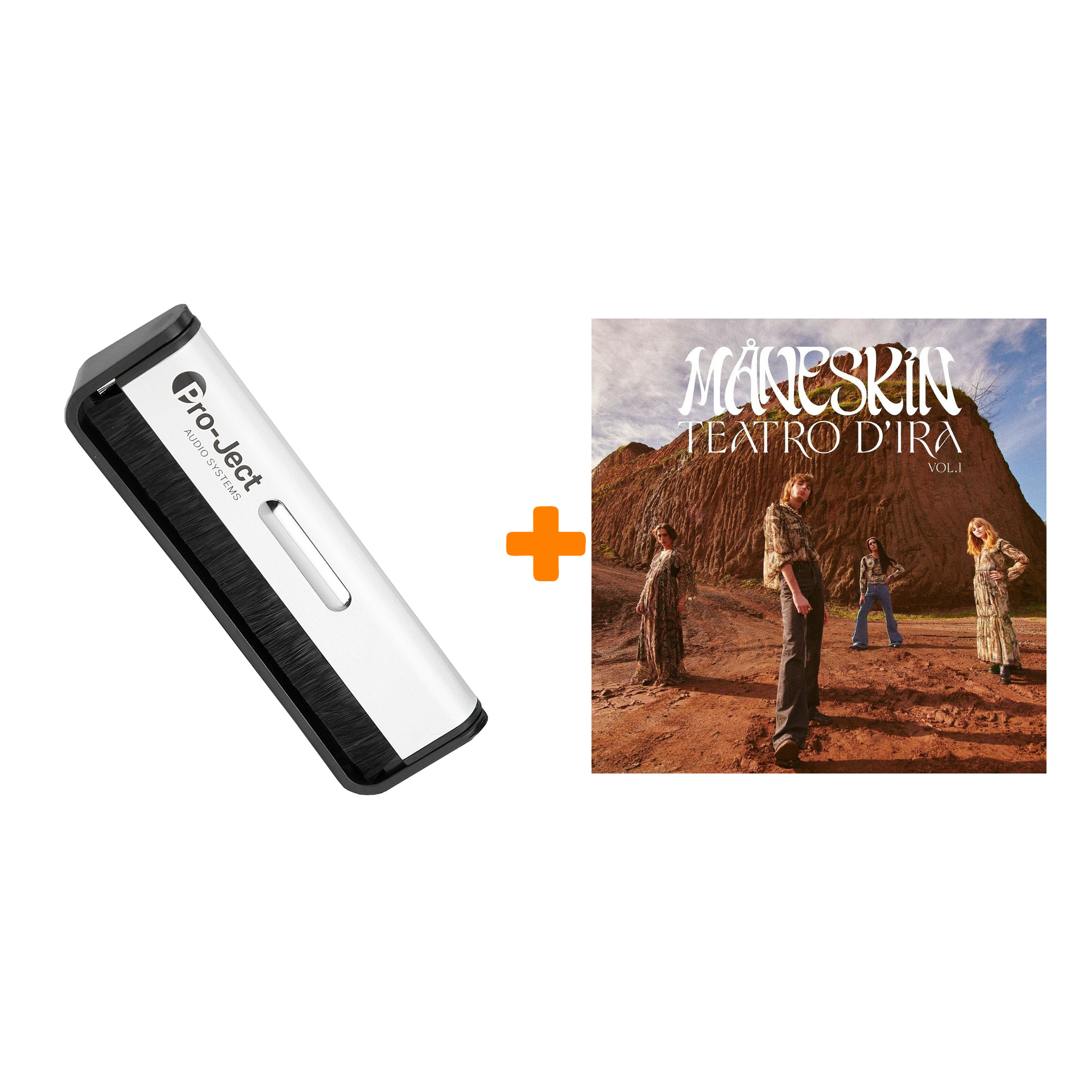 MANESKIN Teatro D`ira Vol. 1 Coloured Vinyl LP + Щетка для LP Brush It Набор
MANESKIN Teatro D`ira Vol. 1 Coloured Vinyl LP + Щетка для LP Brush It Набор