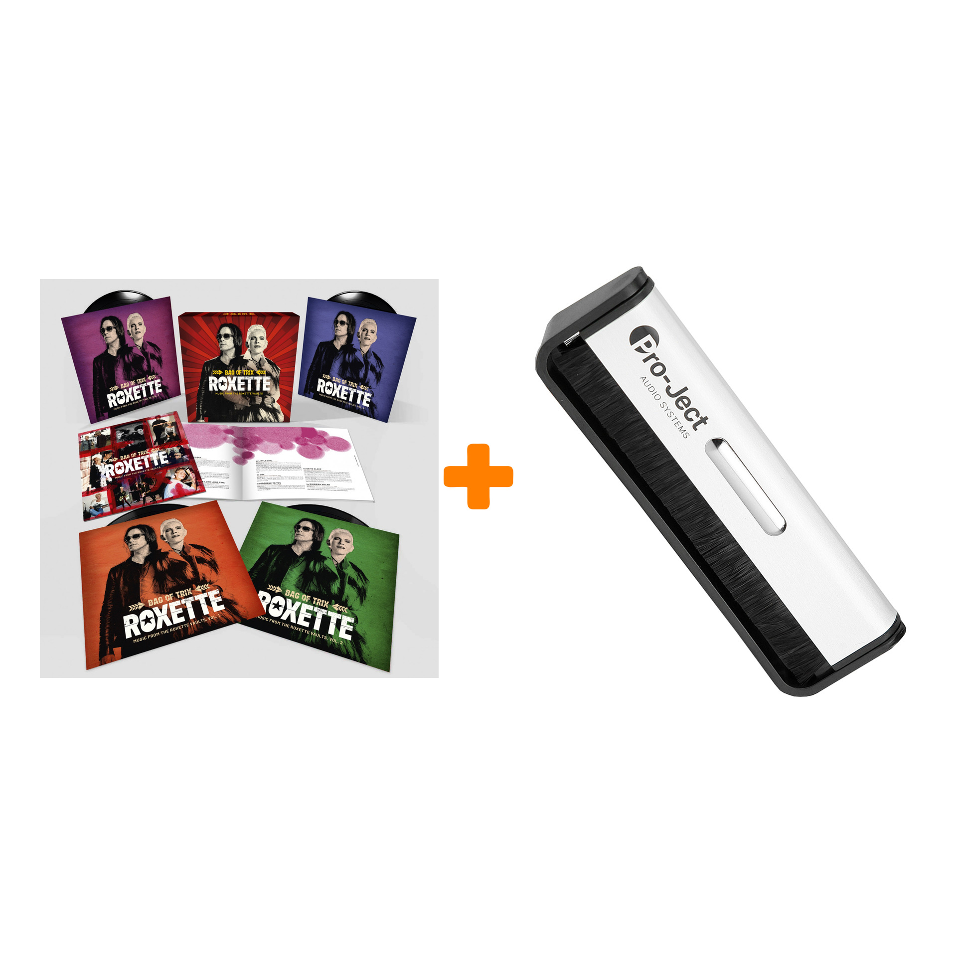 ROXETTE Bag Of Trix Music From The Roxette Vaults 4LP + Щетка для LP Brush It Набор
ROXETTE Bag Of Trix Music From The Roxette Vaults 4LP + Щетка для LP Brush It Набор