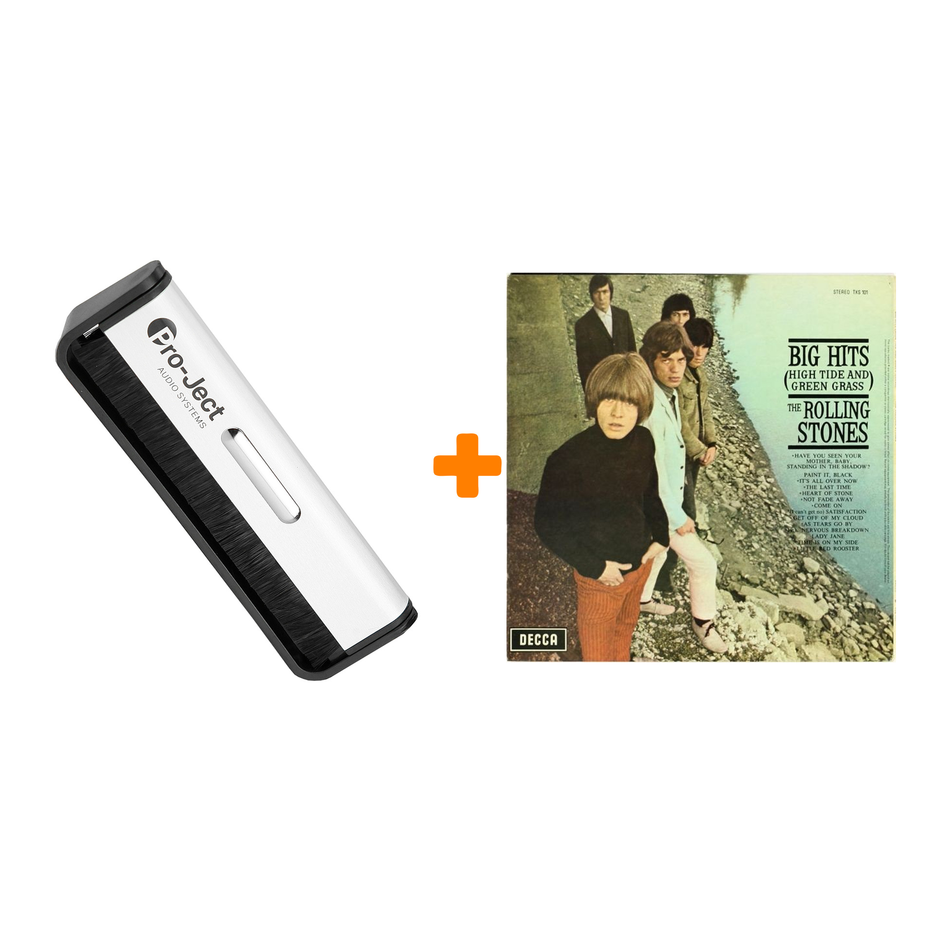 THE ROLLING STONES Big Hits High Tide And Green Grass LP + Щетка для LP Brush It Набор
THE ROLLING STONES Big Hits High Tide And Green Grass LP + Щетка для LP Brush It Набор