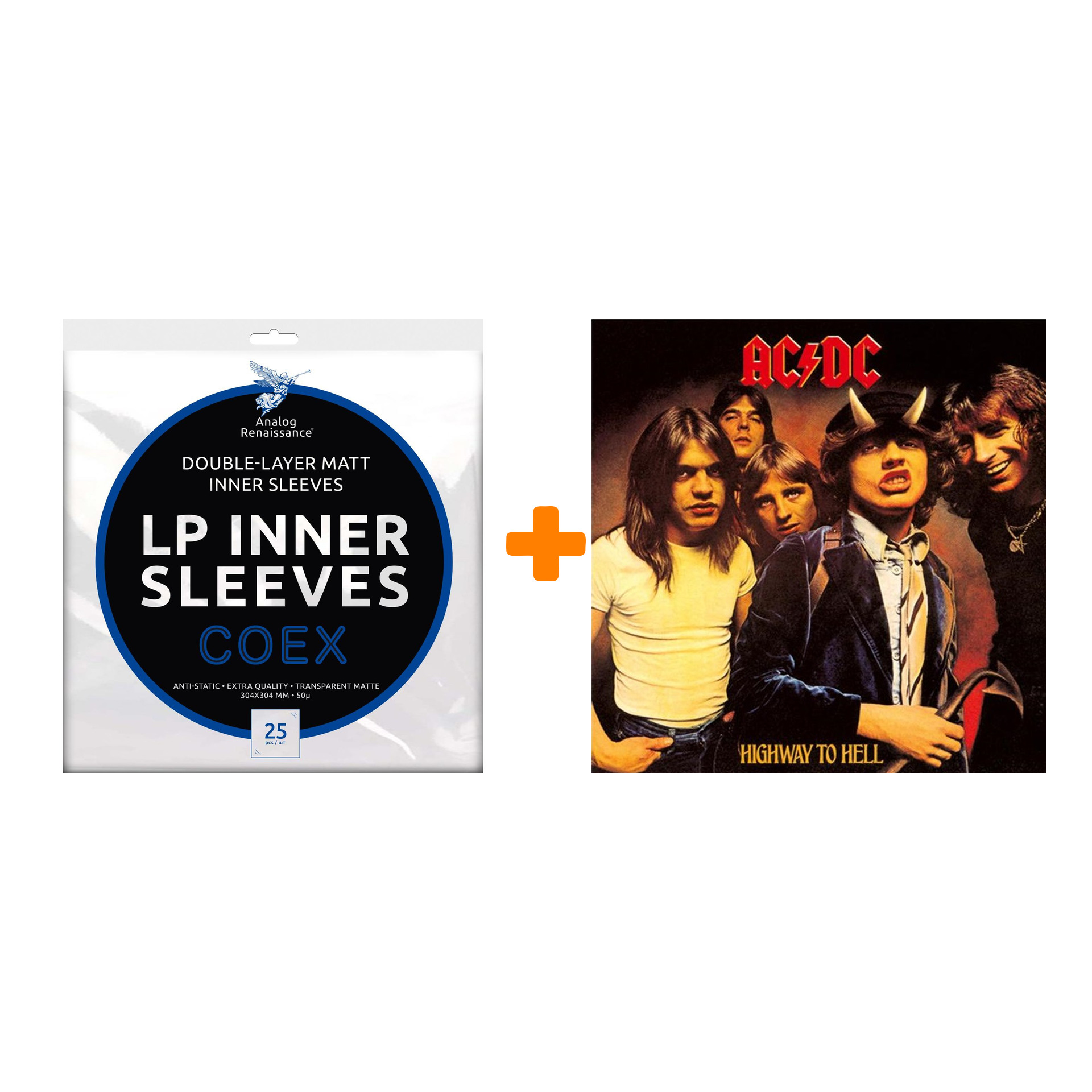AC/DC Highway To Hell LP + Конверты внутренние COEX для грампластинок 12" 25шт Набор
AC/DC Highway To Hell LP + Конверты внутренние COEX для грампластинок 12" 25шт Набор