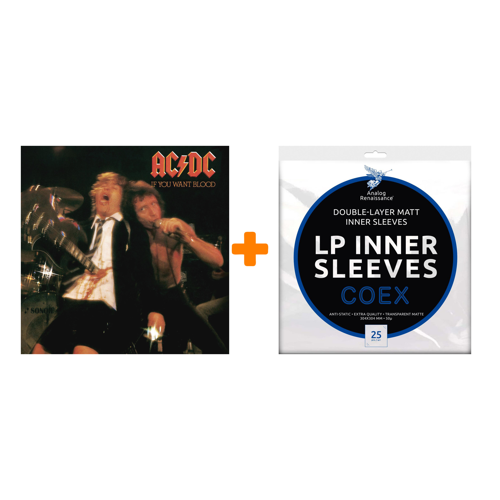 AC/DC If You Want Blood You've Got It 180 GRAMM Ltd LP + Конверты внутренние COEX для грампластинок 12" 25шт Набор
AC/DC If You Want Blood You've Got It 180 GRAMM Ltd LP + Конверты внутренние COEX для грампластинок 12" 25шт Набор