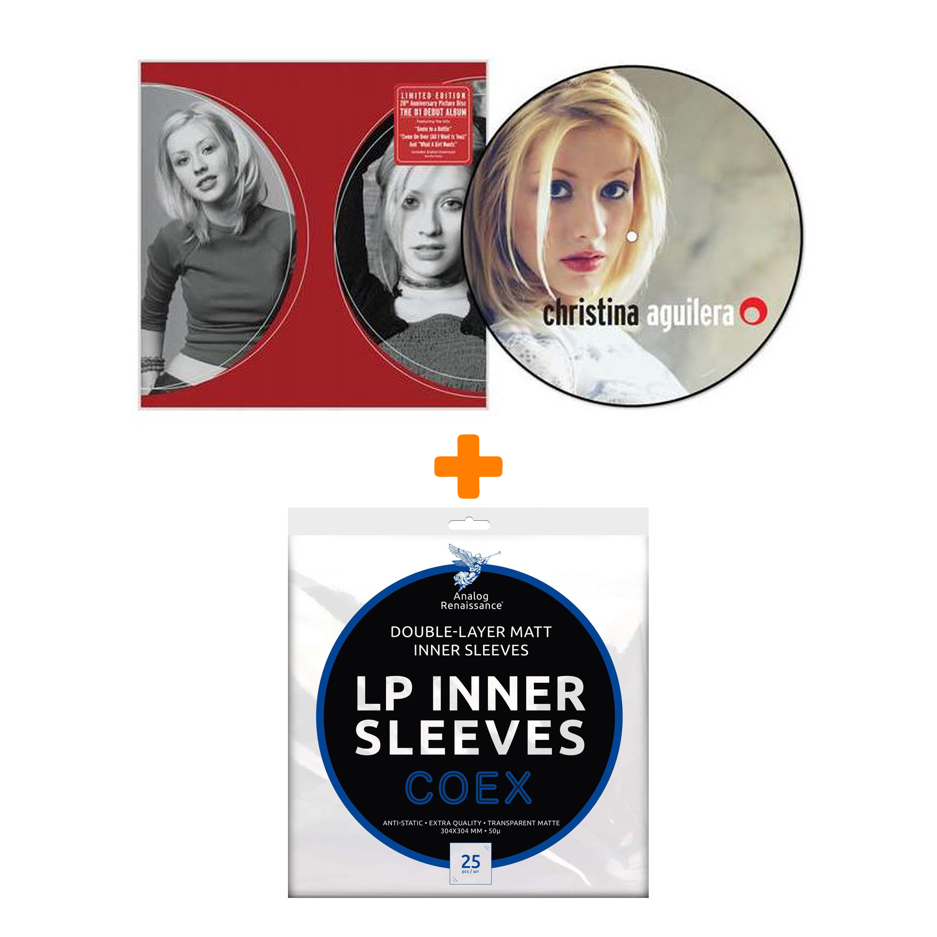 AGUILERA CHRISTINA Christina Aguilera LP + Конверты внутренние COEX для грампластинок 12" 25шт Набор
AGUILERA CHRISTINA Christina Aguilera LP + Конверты внутренние COEX для грампластинок 12" 25шт Набор