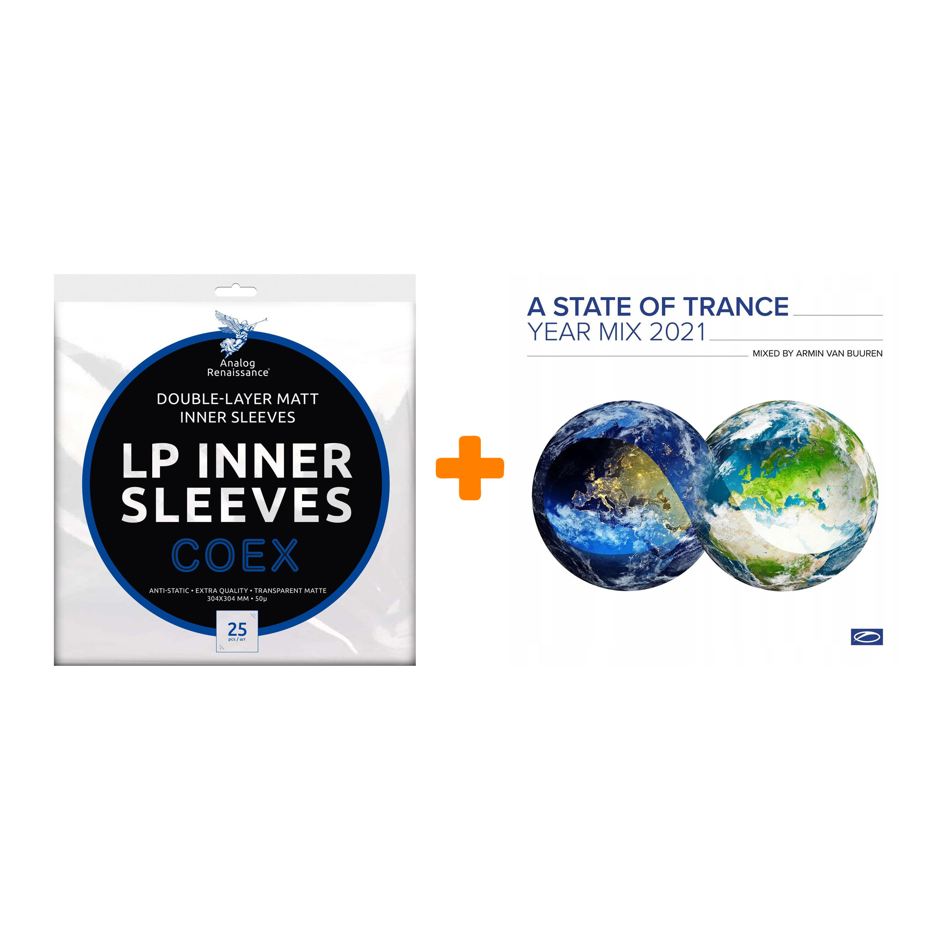 ARMIN VAN BUUREN A State Of Trance Year Mix 2021 2LP + Конверты внутренние COEX для грампластинок 12" 25шт Набор
ARMIN VAN BUUREN A State Of Trance Year Mix 2021 2LP + Конверты внутренние COEX для грампластинок 12" 25шт Набор