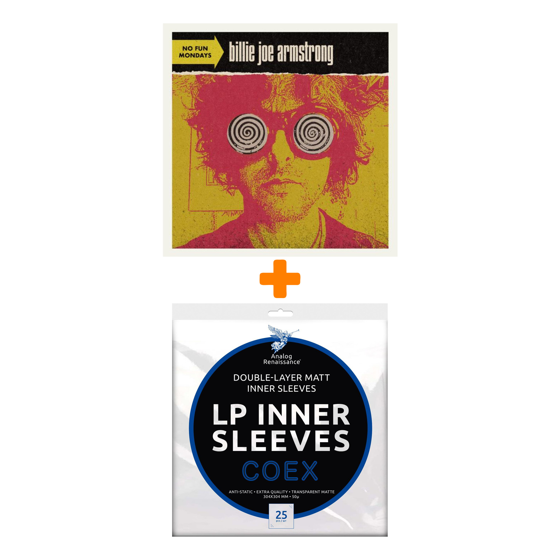 ARMSTRONG BILLIE JOE No Fun Mondays Coloured Blue Vinyl LP + Конверты внутренние COEX для грампластинок 12" 25шт Набор
ARMSTRONG BILLIE JOE No Fun Mondays Coloured Blue Vinyl LP + Конверты внутренние COEX для грампластинок 12" 25шт Набор