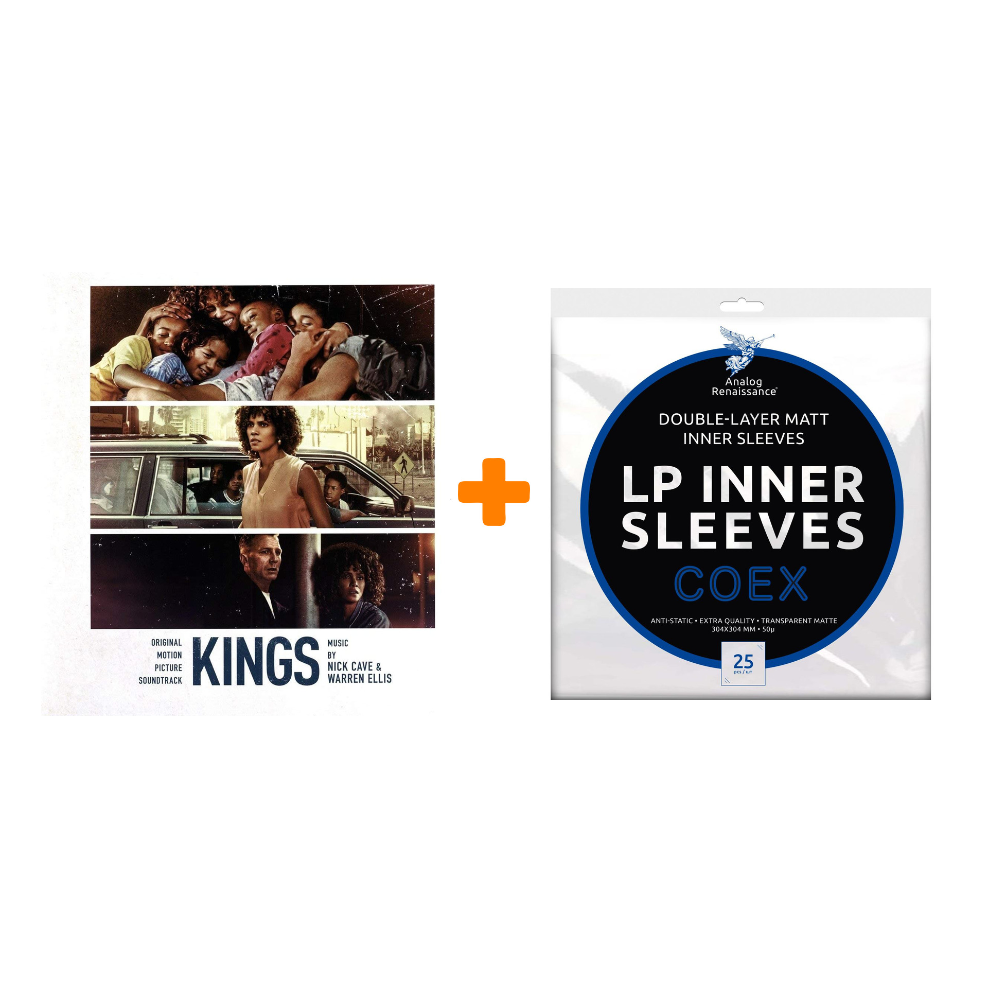 CAVE NICK & ELLIS WARREN Kings Original Motion Picture Soundtrack LP + Конверты внутренние COEX для грампластинок 12" 25шт Набор
CAVE NICK & ELLIS WARREN Kings Original Motion Picture Soundtrack LP + Конверты внутренние COEX для грампластинок 12" 25шт Набор