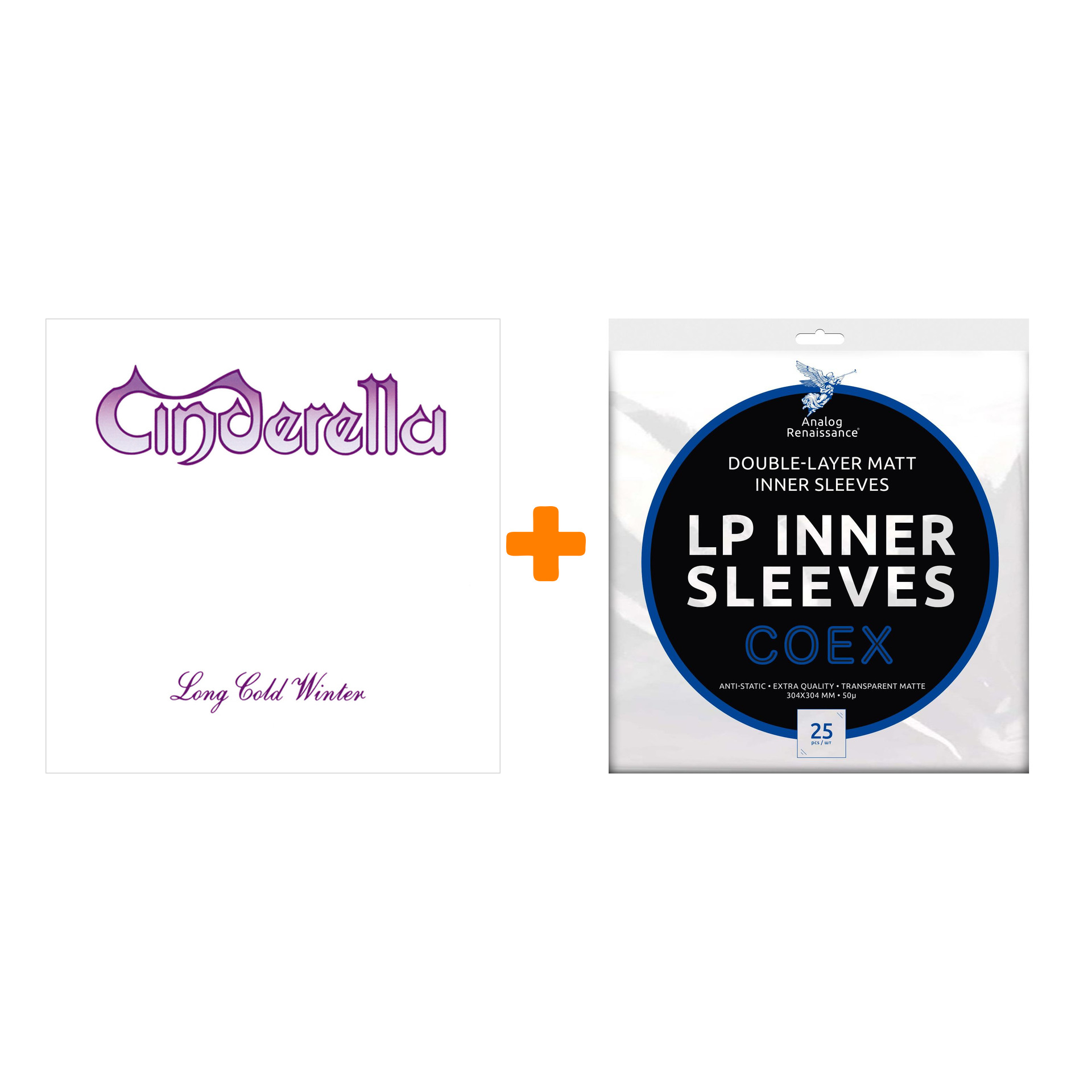 CINDERELLA Long Cold Winter LP + Конверты внутренние COEX для грампластинок 12" 25шт Набор
CINDERELLA Long Cold Winter LP + Конверты внутренние COEX для грампластинок 12" 25шт Набор
