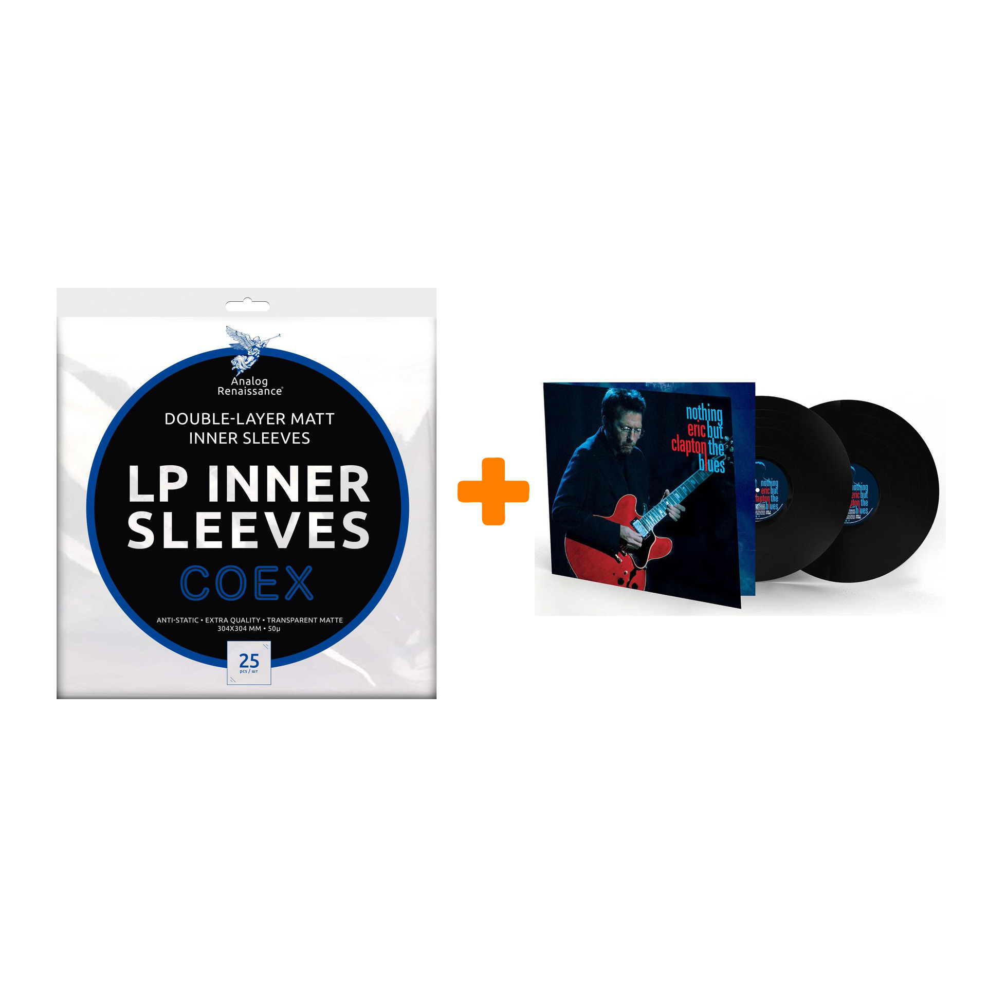 CLAPTON ERIC Nothing But The Blues 2LP + Конверты внутренние COEX для грампластинок 12" 25шт Набор
CLAPTON ERIC Nothing But The Blues 2LP + Конверты внутренние COEX для грампластинок 12" 25шт Набор