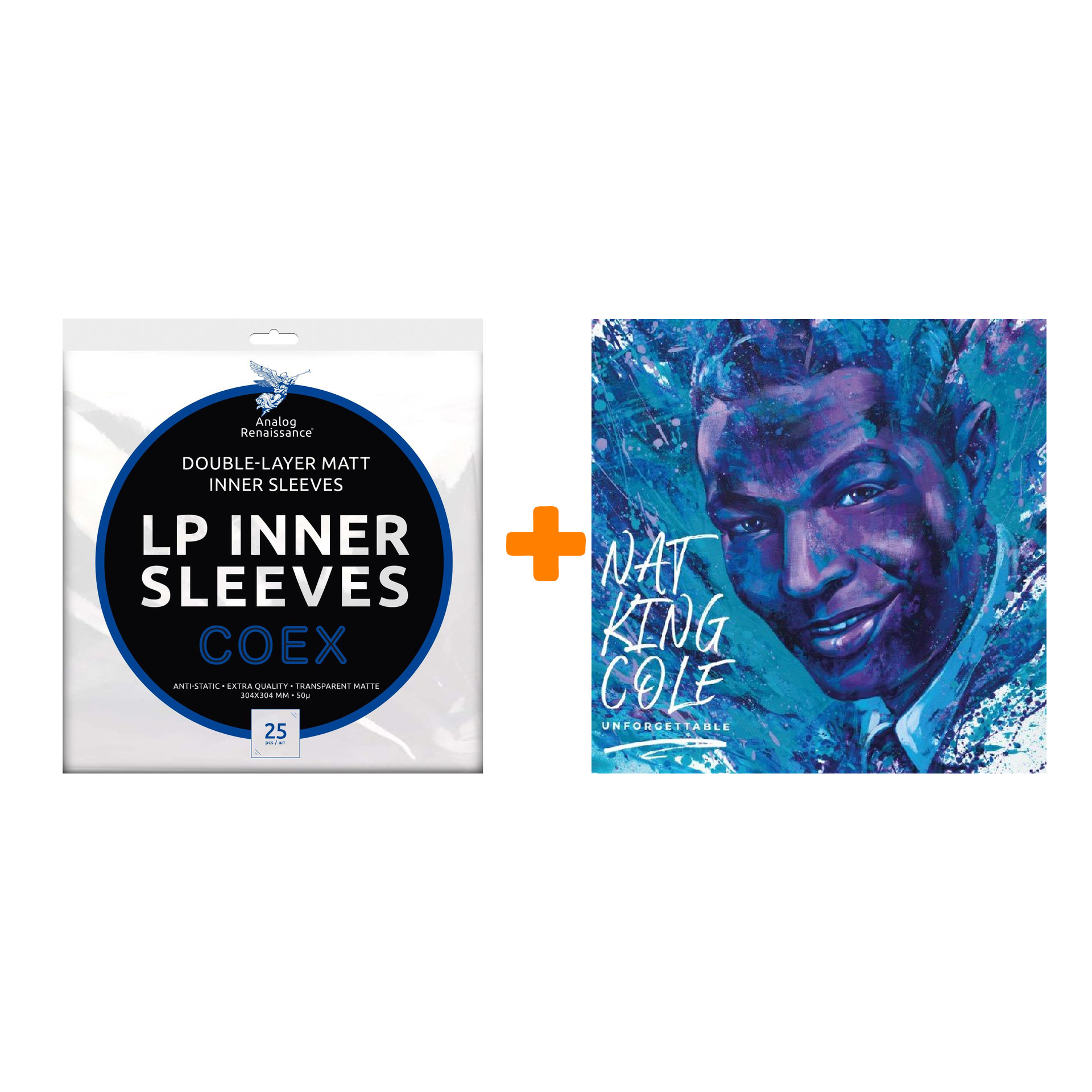 COLE NAT KING Unforgettable LP + Конверты внутренние COEX для грампластинок 12" 25шт Набор
COLE NAT KING Unforgettable LP + Конверты внутренние COEX для грампластинок 12" 25шт Набор