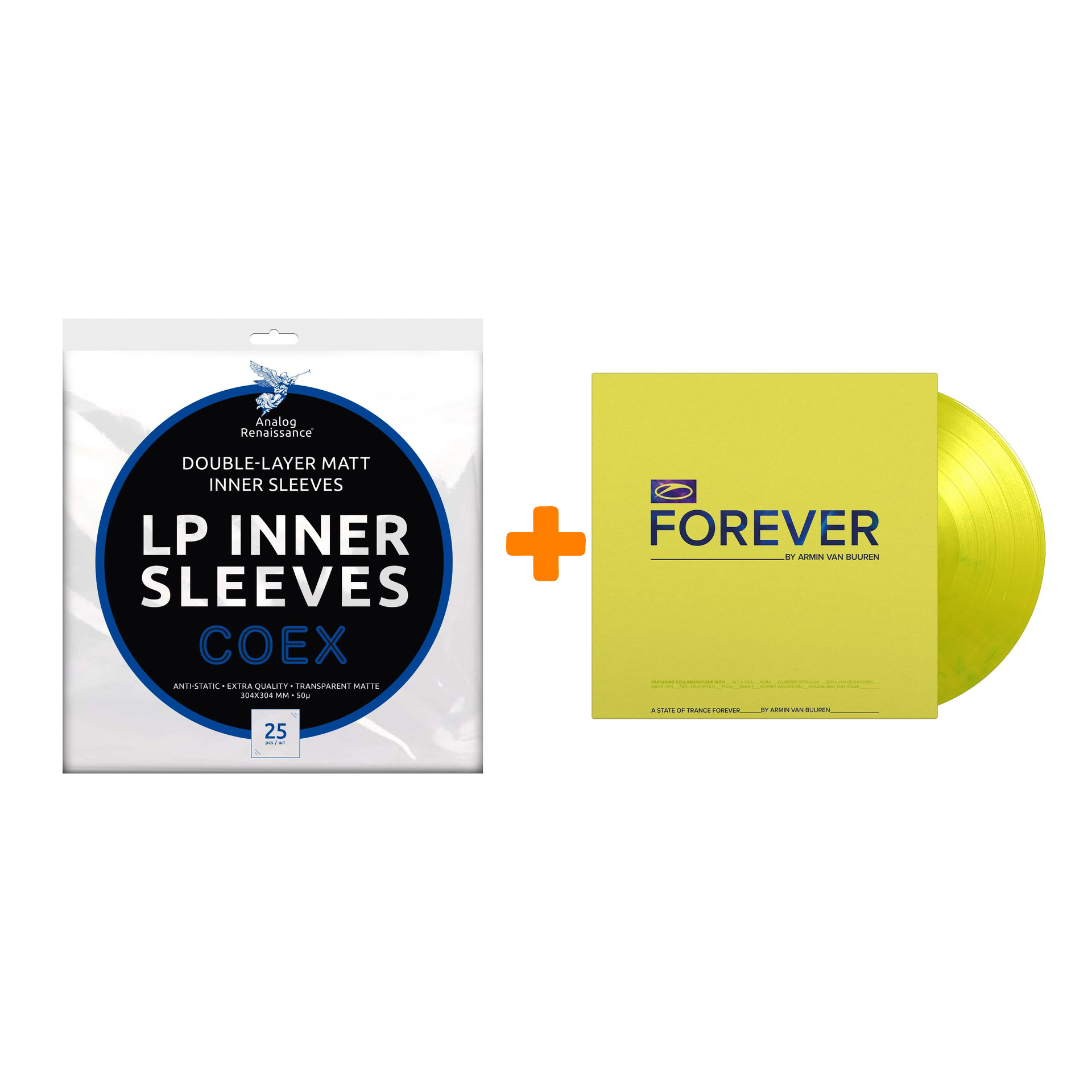 BUUREN ARMIN VAN A State Of Trance Forever Coloured Yellow & Green Marbled Vinyl 2LP + Конверты внутренние COEX для грампластинок 12" 25шт Набор
BUUREN ARMIN VAN A State Of Trance Forever Coloured Yellow & Green Marbled Vinyl 2LP + Конверты внутренние COEX для грампластинок 12" 25шт Набор