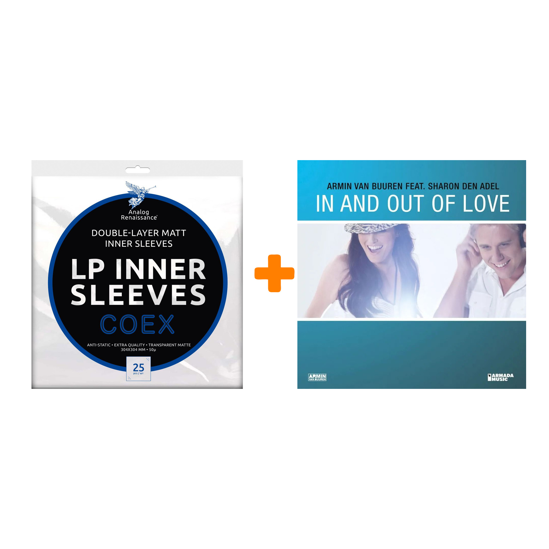 BUUREN ARMIN VAN In And Out Of Love Blue & Silver Marbled Vinyl 12"LP + Конверты внутренние COEX для грампластинок 12" 25шт Набор
BUUREN ARMIN VAN In And Out Of Love Blue & Silver Marbled Vinyl 12"LP + Конверты внутренние COEX для грампластинок 12" 25шт Набор