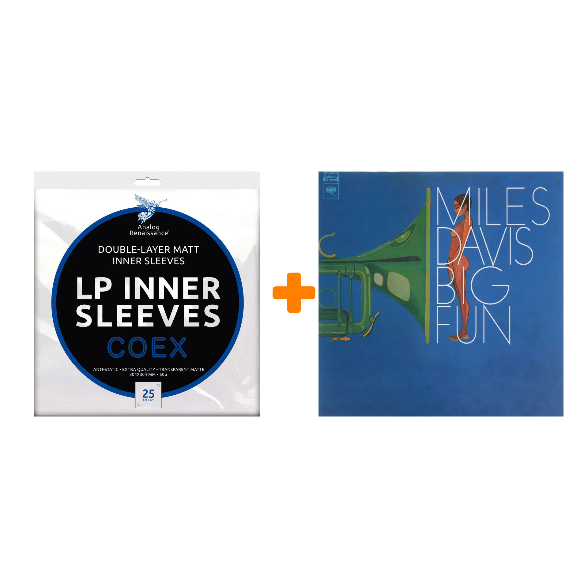 DAVIS MILES Big Fun 2LP + Конверты внутренние COEX для грампластинок 12" 25шт Набор
DAVIS MILES Big Fun 2LP + Конверты внутренние COEX для грампластинок 12" 25шт Набор