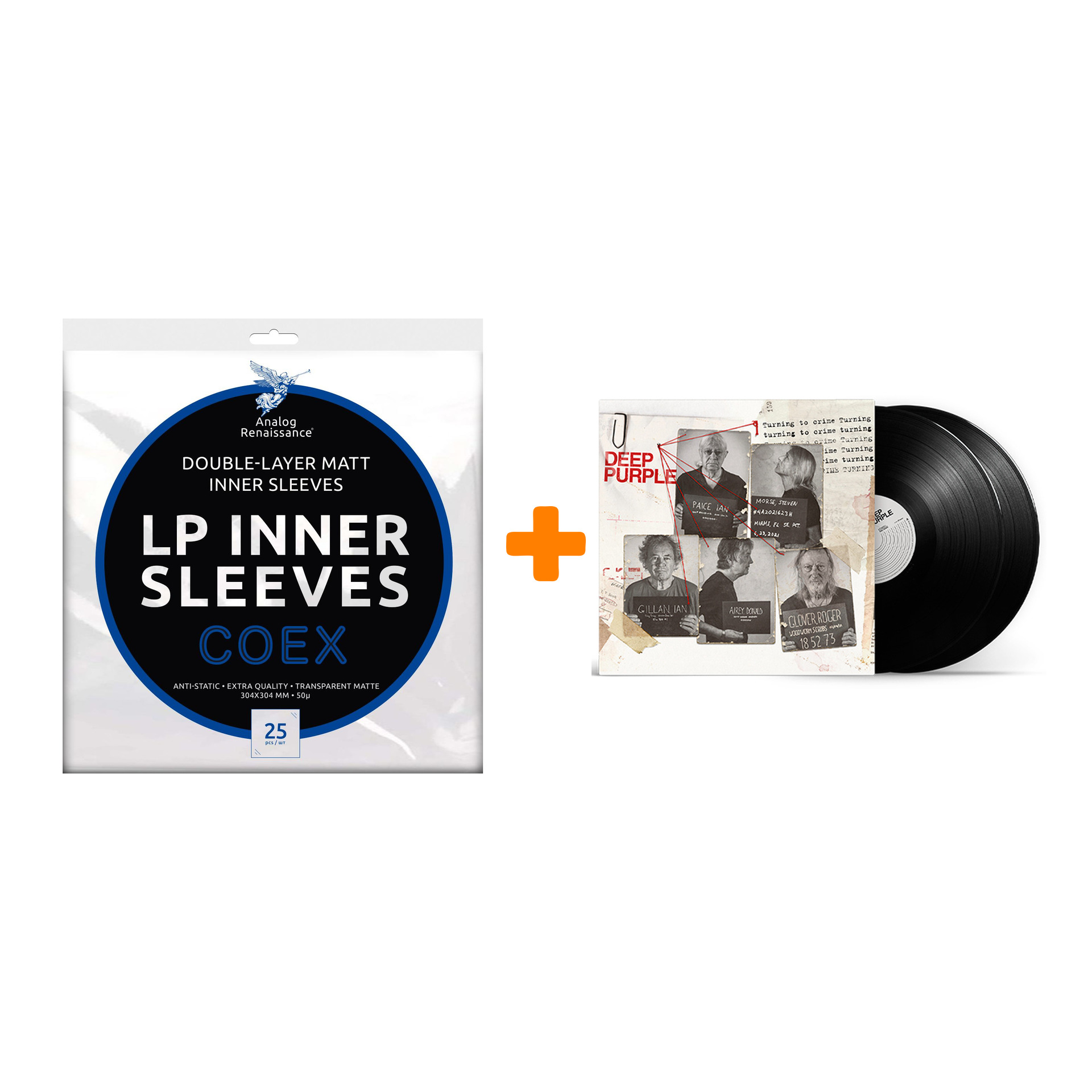 DEEP PURPLE Turning To Сrime 2LP + Конверты внутренние COEX для грампластинок 12" 25шт Набор
DEEP PURPLE Turning To Сrime 2LP + Конверты внутренние COEX для грампластинок 12" 25шт Набор