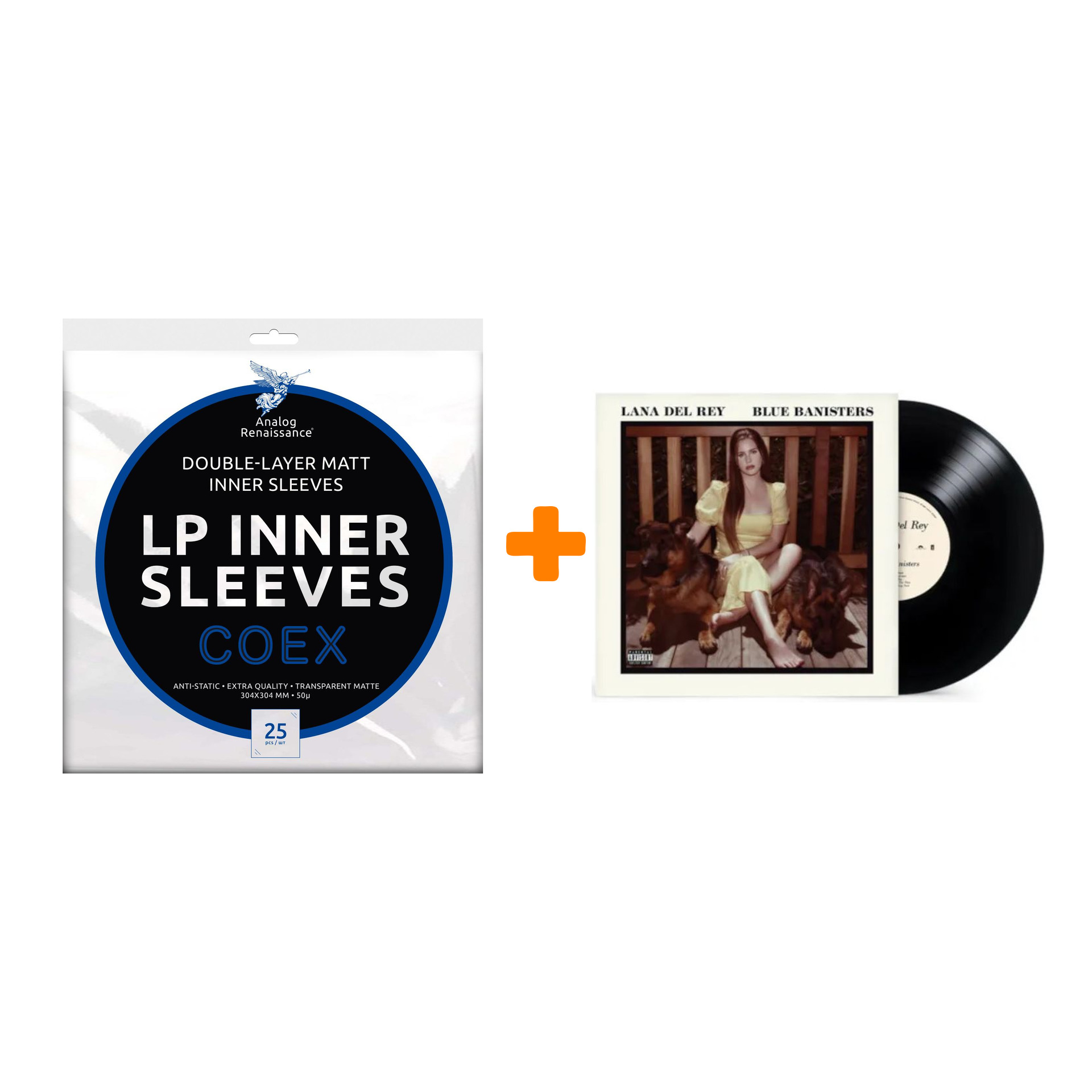 DEL REY LANA Blue Banisters 2LP + Конверты внутренние COEX для грампластинок 12" 25шт Набор
DEL REY LANA Blue Banisters 2LP + Конверты внутренние COEX для грампластинок 12" 25шт Набор