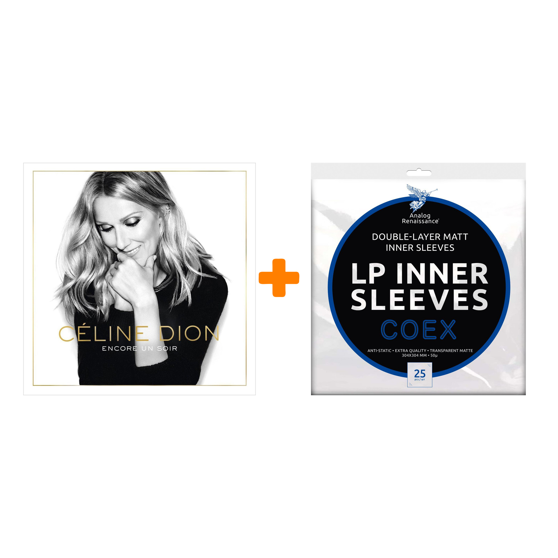 DION CELINE Encore Un Soir 2LP + Конверты внутренние COEX для грампластинок 12" 25шт Набор
DION CELINE Encore Un Soir 2LP + Конверты внутренние COEX для грампластинок 12" 25шт Набор