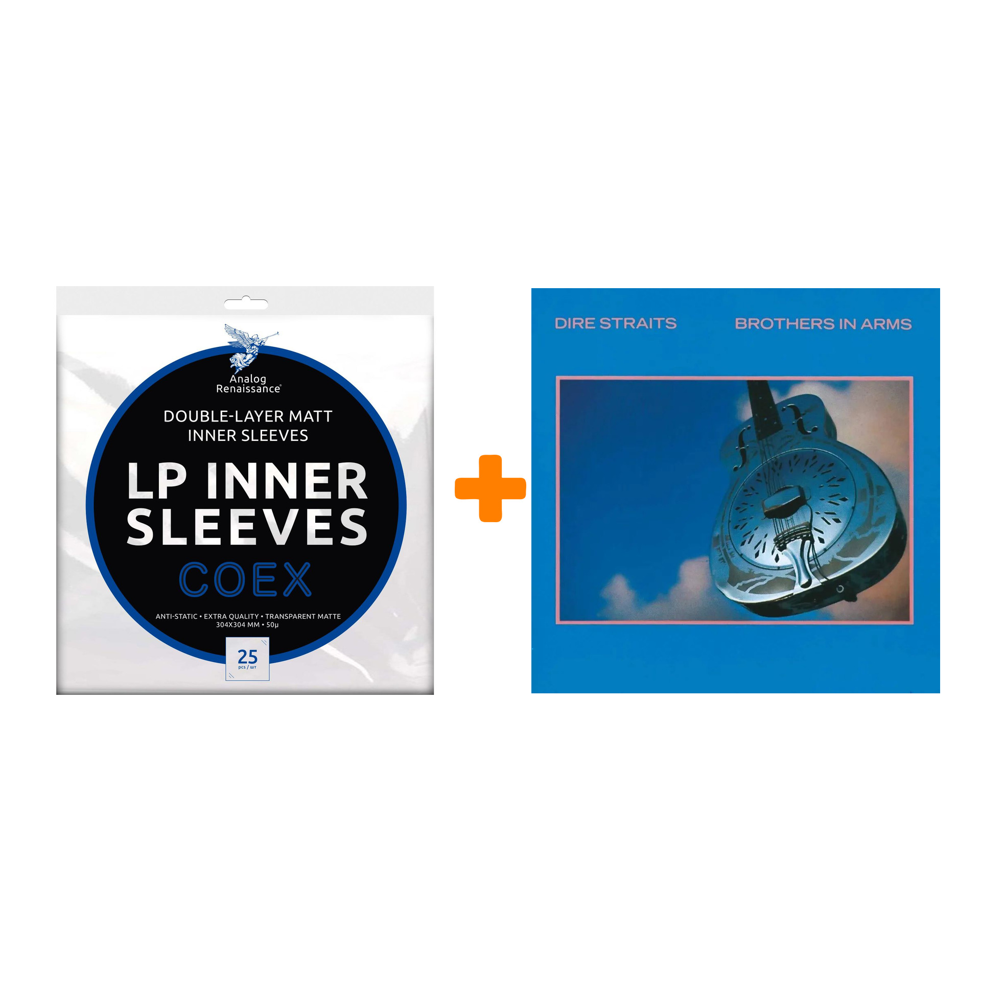 DIRE STRAITS Brothers In Arms Half Speed 2LP + Конверты внутренние COEX для грампластинок 12" 25шт Набор
DIRE STRAITS Brothers In Arms Half Speed 2LP + Конверты внутренние COEX для грампластинок 12" 25шт Набор