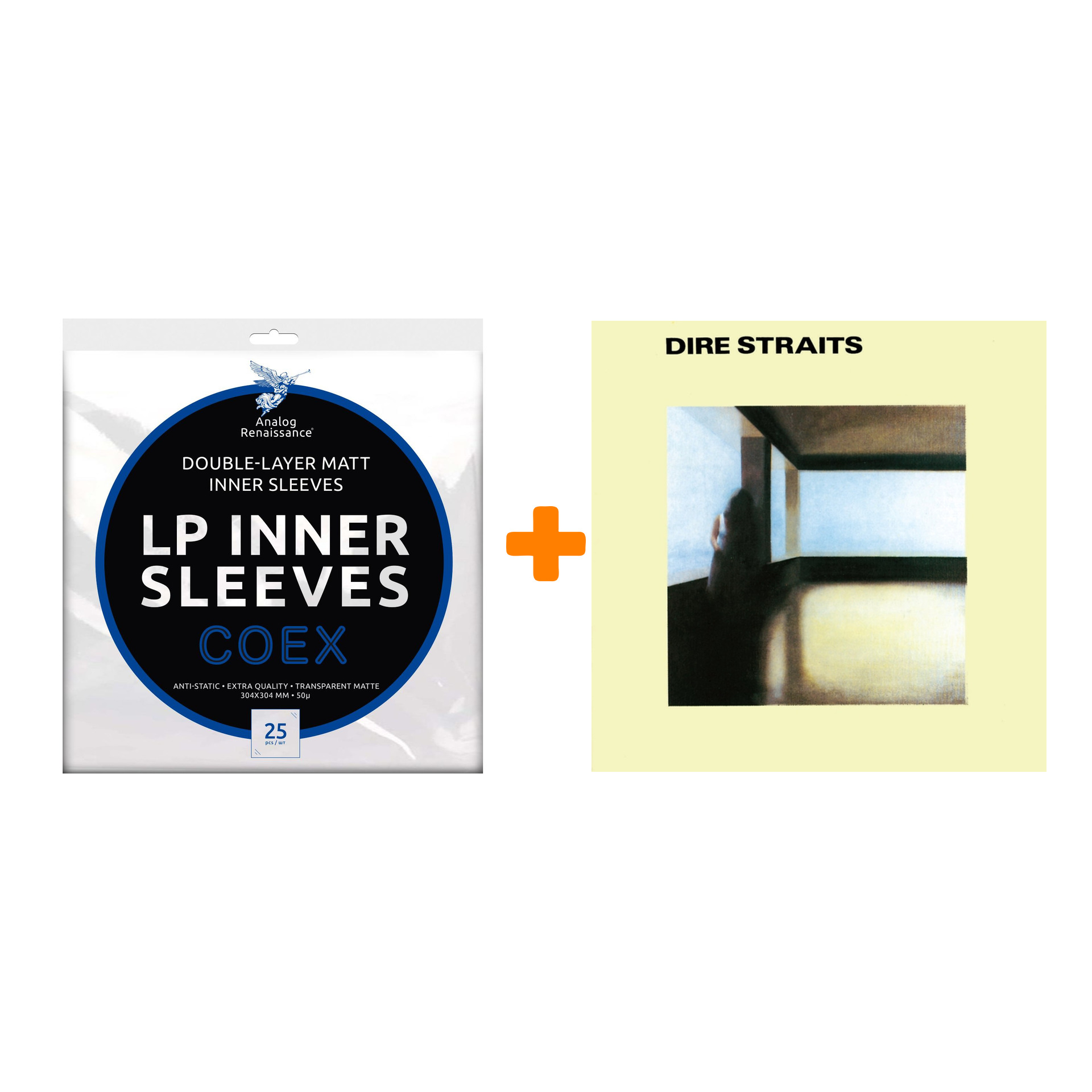 DIRE STRAITS Dire Straits LP + Конверты внутренние COEX для грампластинок 12" 25шт Набор
DIRE STRAITS Dire Straits LP + Конверты внутренние COEX для грампластинок 12" 25шт Набор