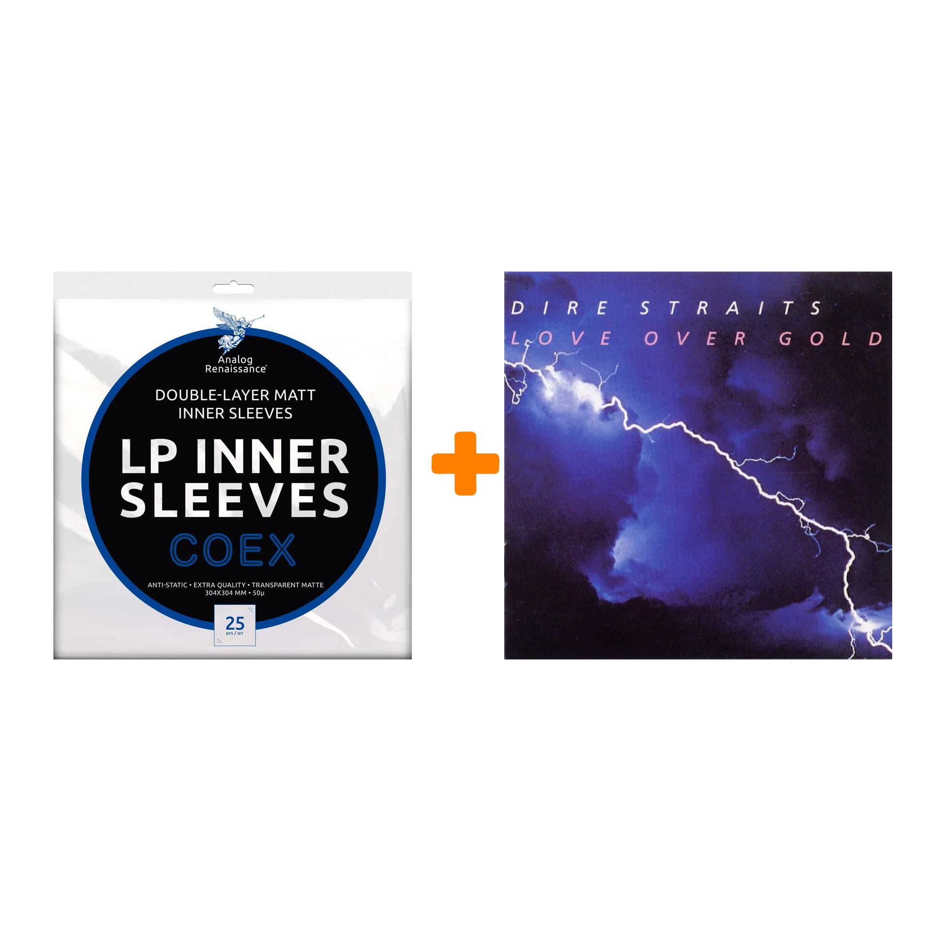 DIRE STRAITS Love Over Gold LP + Конверты внутренние COEX для грампластинок 12" 25шт Набор
DIRE STRAITS Love Over Gold LP + Конверты внутренние COEX для грампластинок 12" 25шт Набор