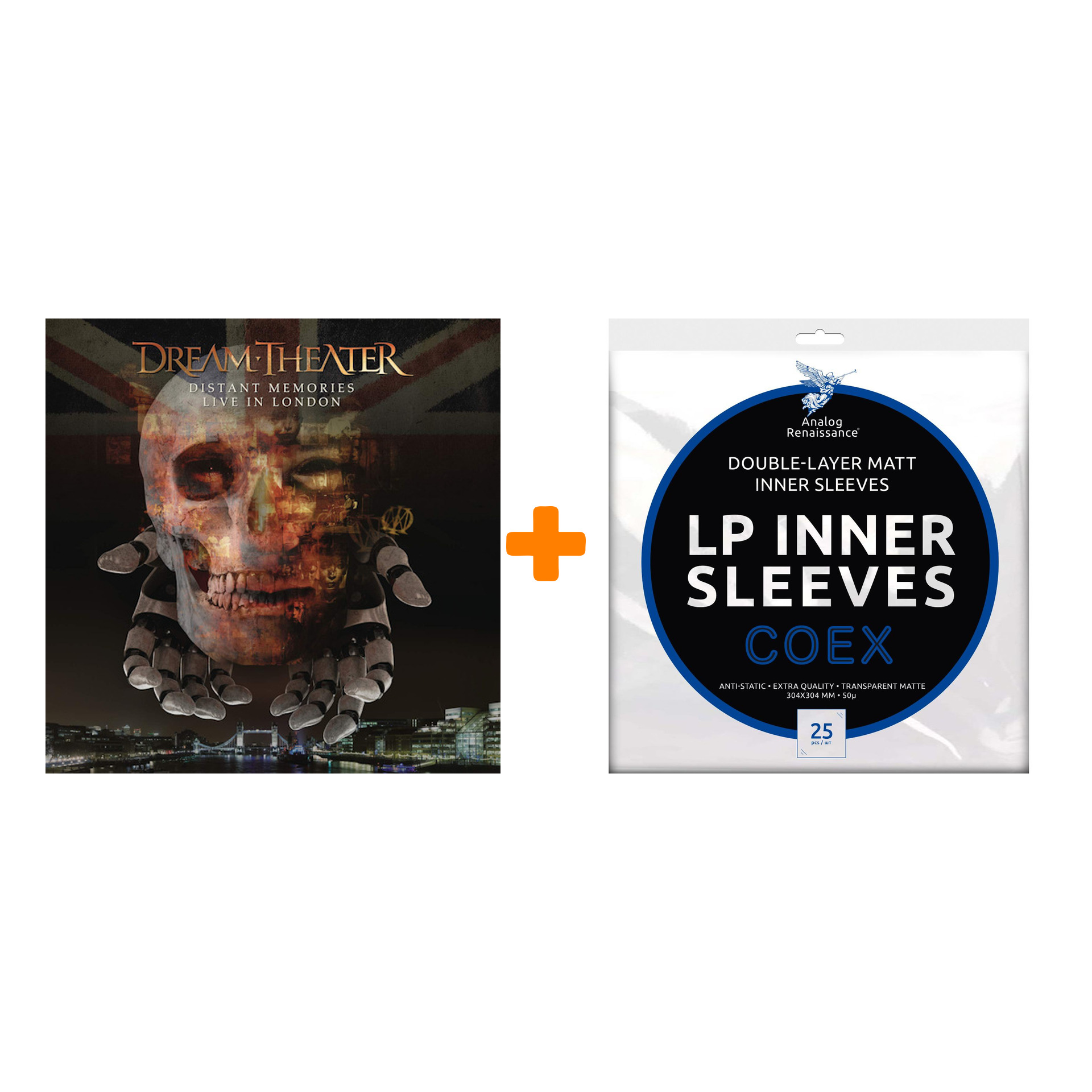 DREAM THEATER Distant Memories Live in London 4LP+3CD + Конверты внутренние COEX для грампластинок 12" 25шт Набор
DREAM THEATER Distant Memories Live in London 4LP+3CD + Конверты внутренние COEX для грампластинок 12" 25шт Набор