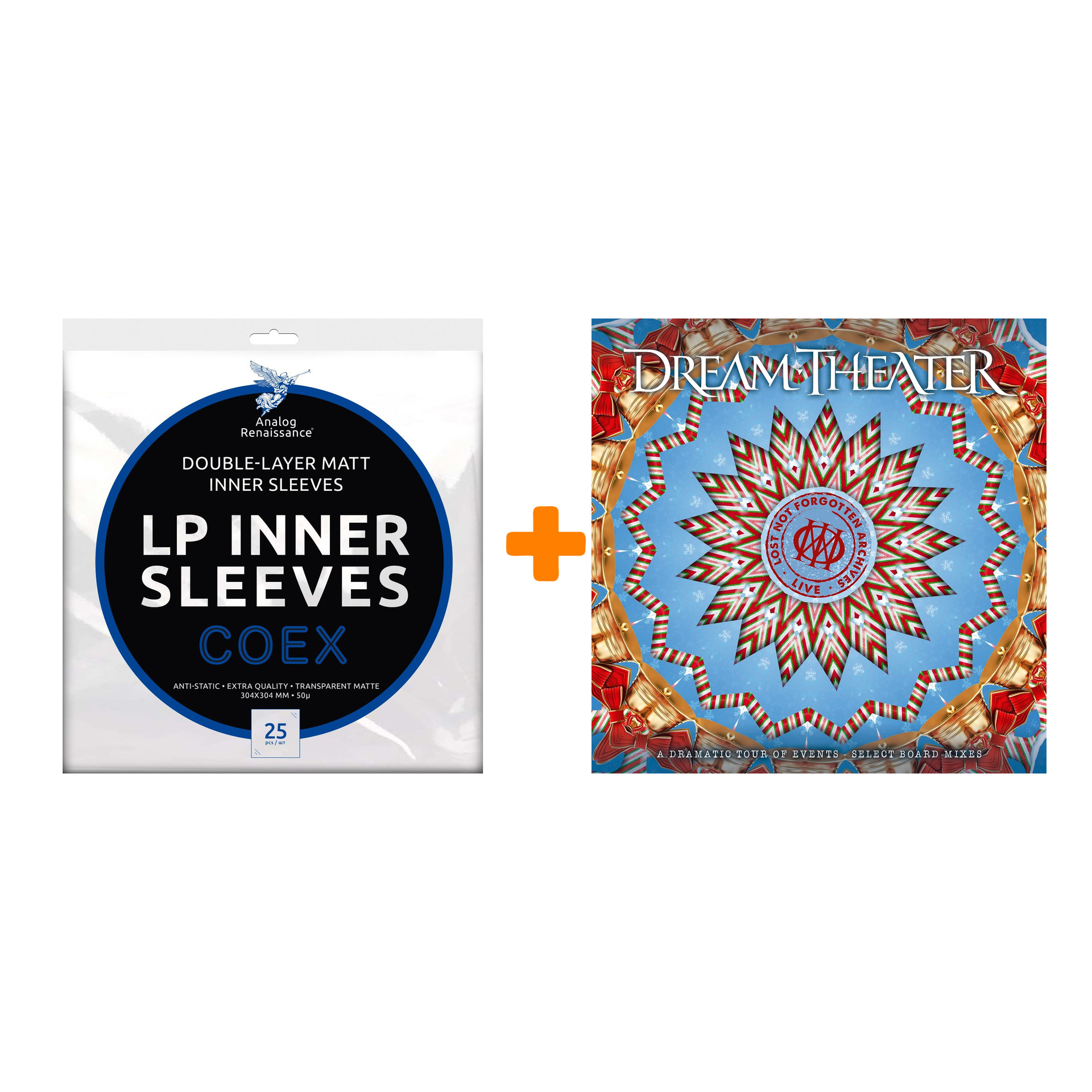 DREAM THEATER Lost Not Forgotten Archives A Dramatic Tour Of Events Select Board Mixes 3LP+2CD + Конверты внутренние COEX для грампластинок 12" 25 
DREAM THEATER Lost Not Forgotten Archives A Dramatic Tour Of Events Select Board Mixes 3LP+2CD + Конверты внутренние COEX для грампластинок 12" 25