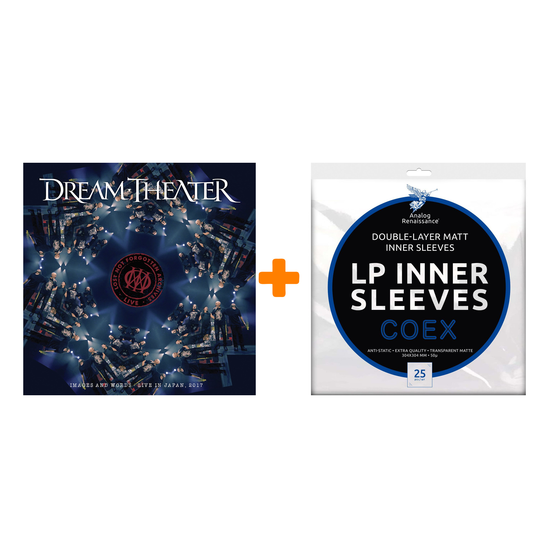 DREAM THEATER Lost Not Forgotten Archives Images And Words Live In Japan 2017 2LP+CD + Конверты внутренние COEX для грампластинок 12" 25шт Набор
DREAM THEATER Lost Not Forgotten Archives Images And Words Live In Japan 2017 2LP+CD + Конверты внутренние COEX для грампластинок 12" 25шт Набор