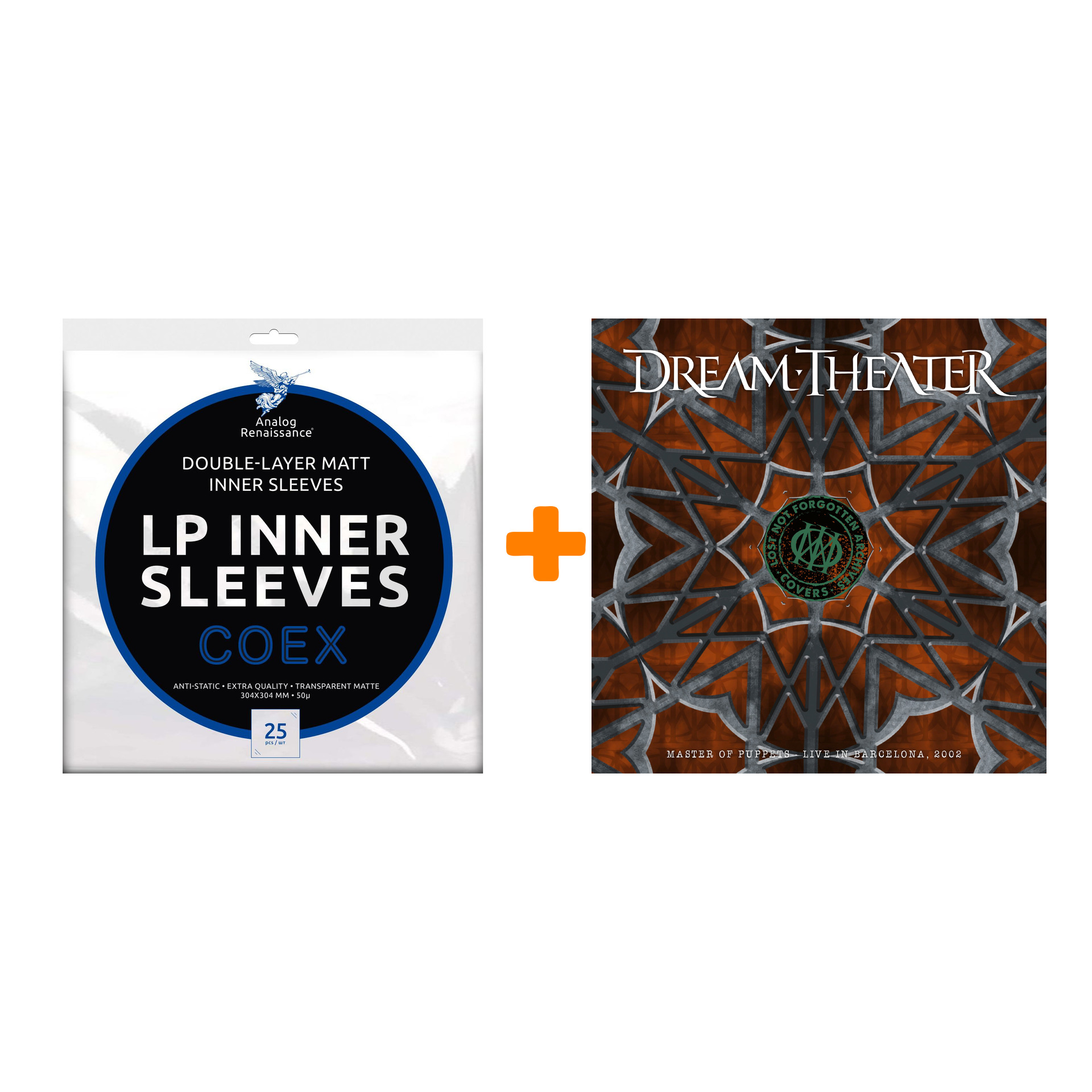 DREAM THEATER Lost Not Forgotten Archives Master Of Puppets Live In Barcelona 2002 2LP+CD + Конверты внутренние COEX для грампластинок 12" 25шт На
DREAM THEATER Lost Not Forgotten Archives Master Of Puppets Live In Barcelona 2002 2LP+CD + Конверты внутренние COEX для грампластинок 12" 25шт На