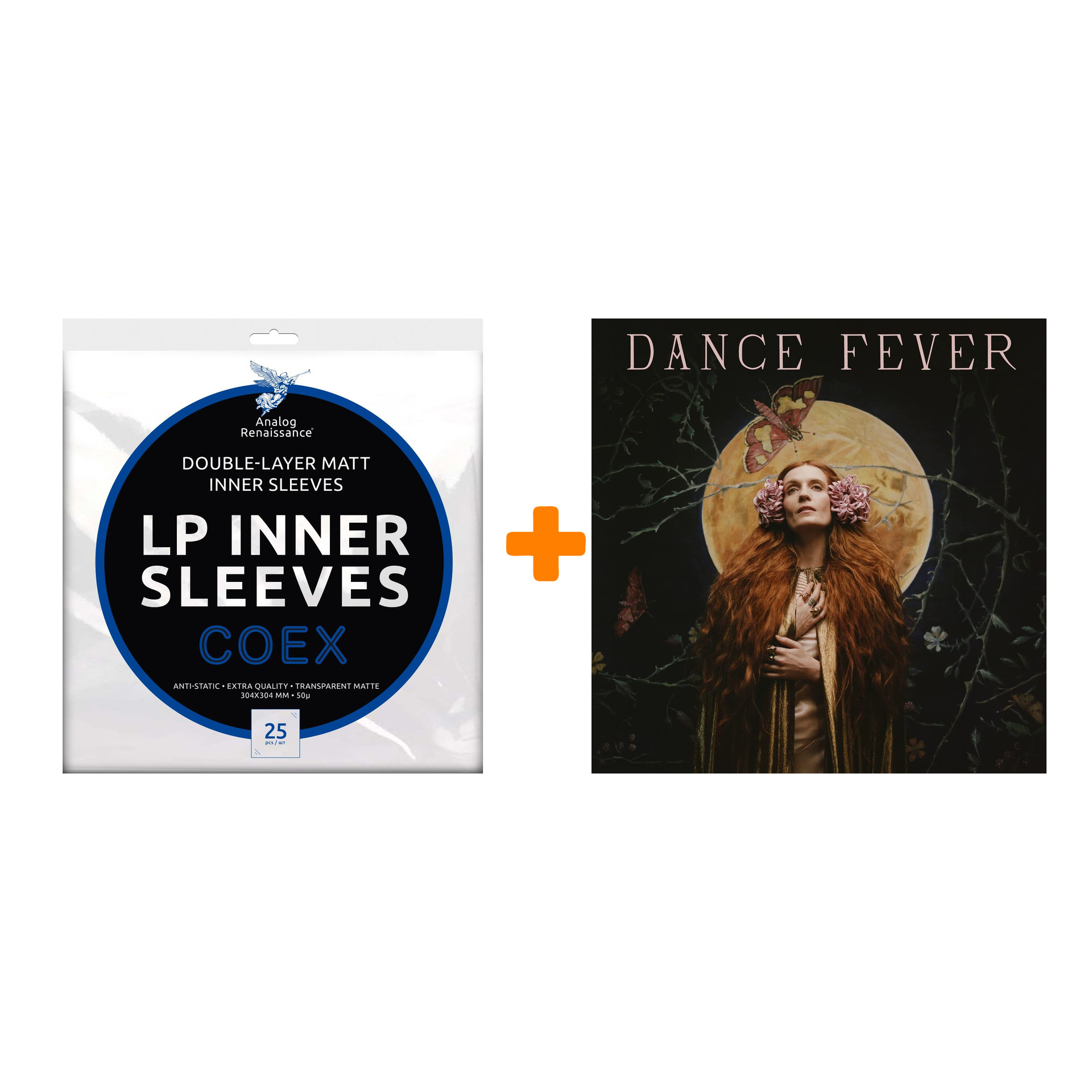 FLORENCE & THE MACHINE Dance Fever 2LP + Конверты внутренние COEX для грампластинок 12" 25шт Набор
FLORENCE & THE MACHINE Dance Fever 2LP + Конверты внутренние COEX для грампластинок 12" 25шт Набор