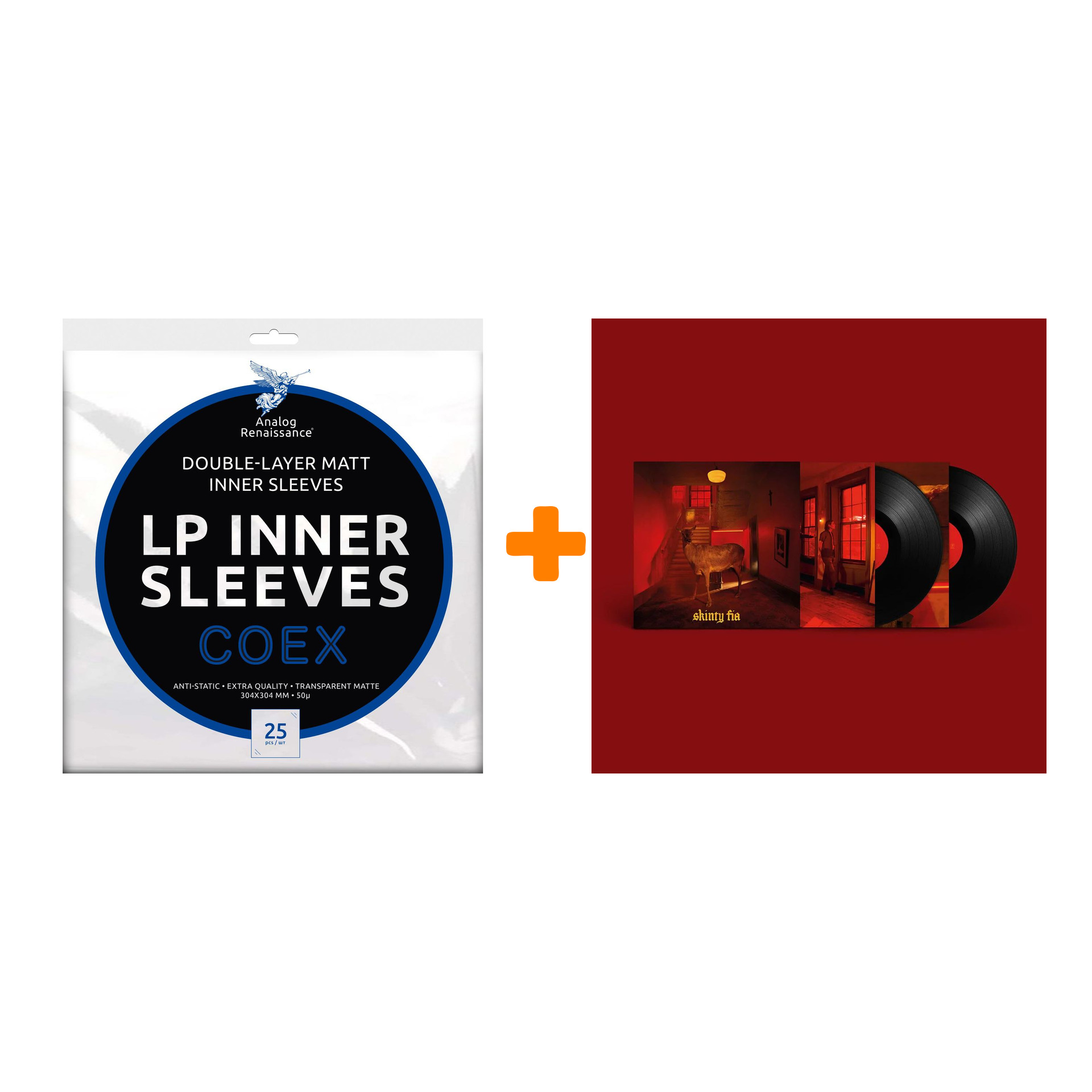 FONTAINES D.C. Skinty Fia Deluxe Edition 2LP + Конверты внутренние COEX для грампластинок 12" 25шт Набор
FONTAINES D.C. Skinty Fia Deluxe Edition 2LP + Конверты внутренние COEX для грампластинок 12" 25шт Набор