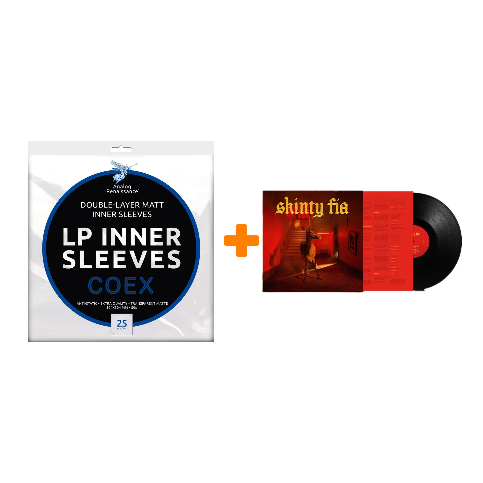 FONTAINES D.C. Skinty Fia LP + Конверты внутренние COEX для грампластинок 12" 25шт Набор
FONTAINES D.C. Skinty Fia LP + Конверты внутренние COEX для грампластинок 12" 25шт Набор